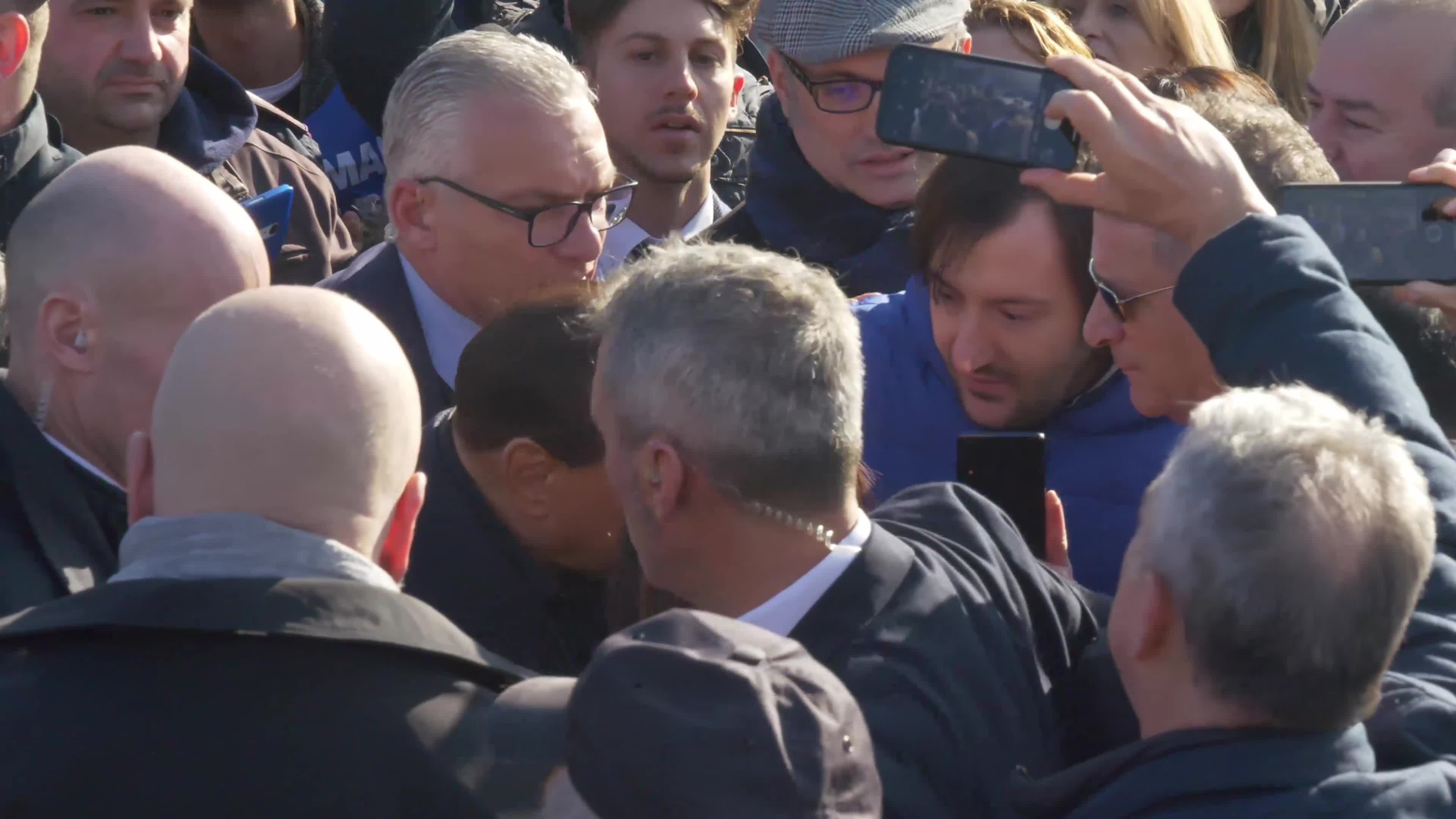File Video Of Silvio Berlusconi In L'Aquila, Italy