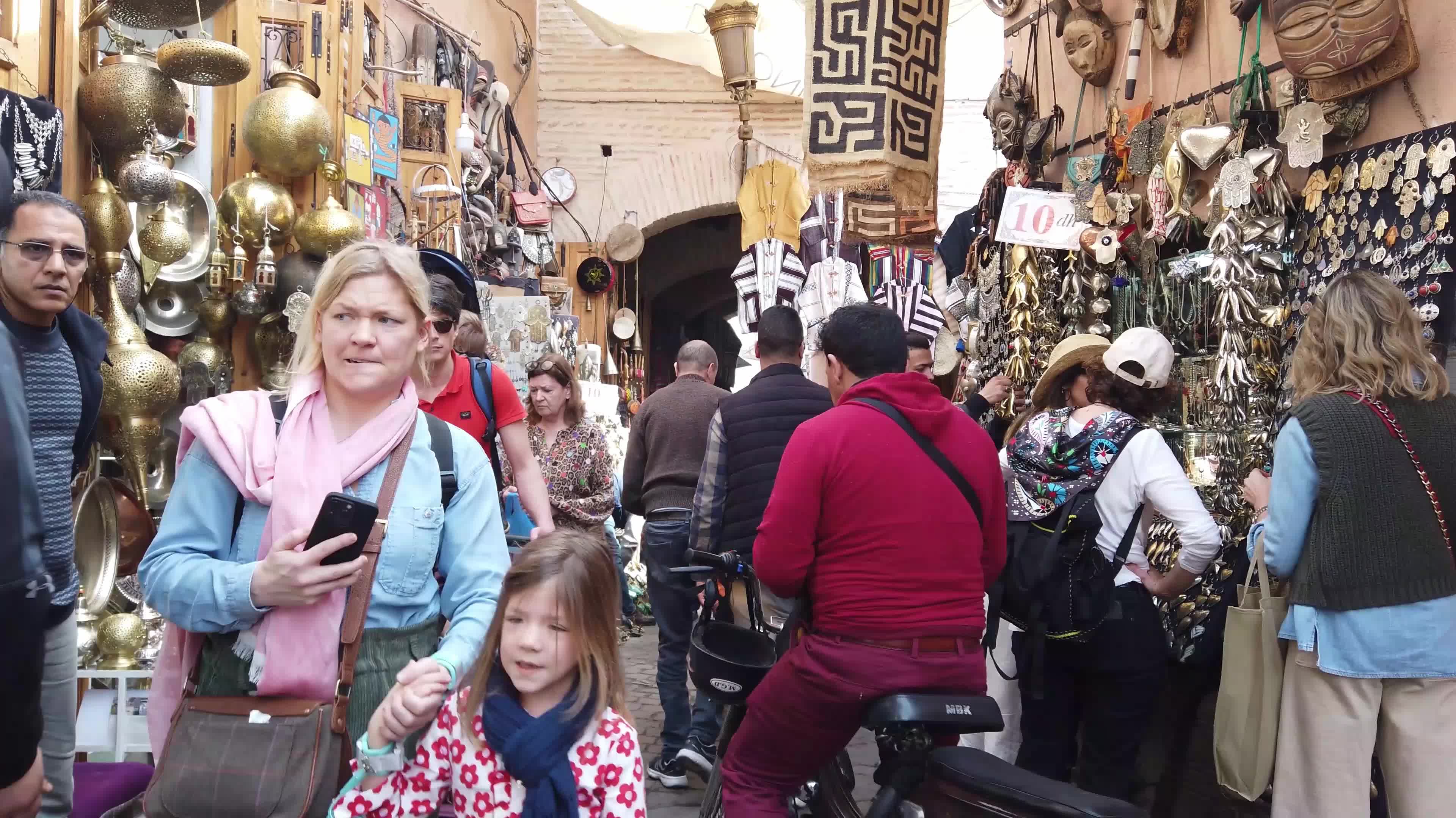 Daily life in Marrakech (Marocco) before the earthquake