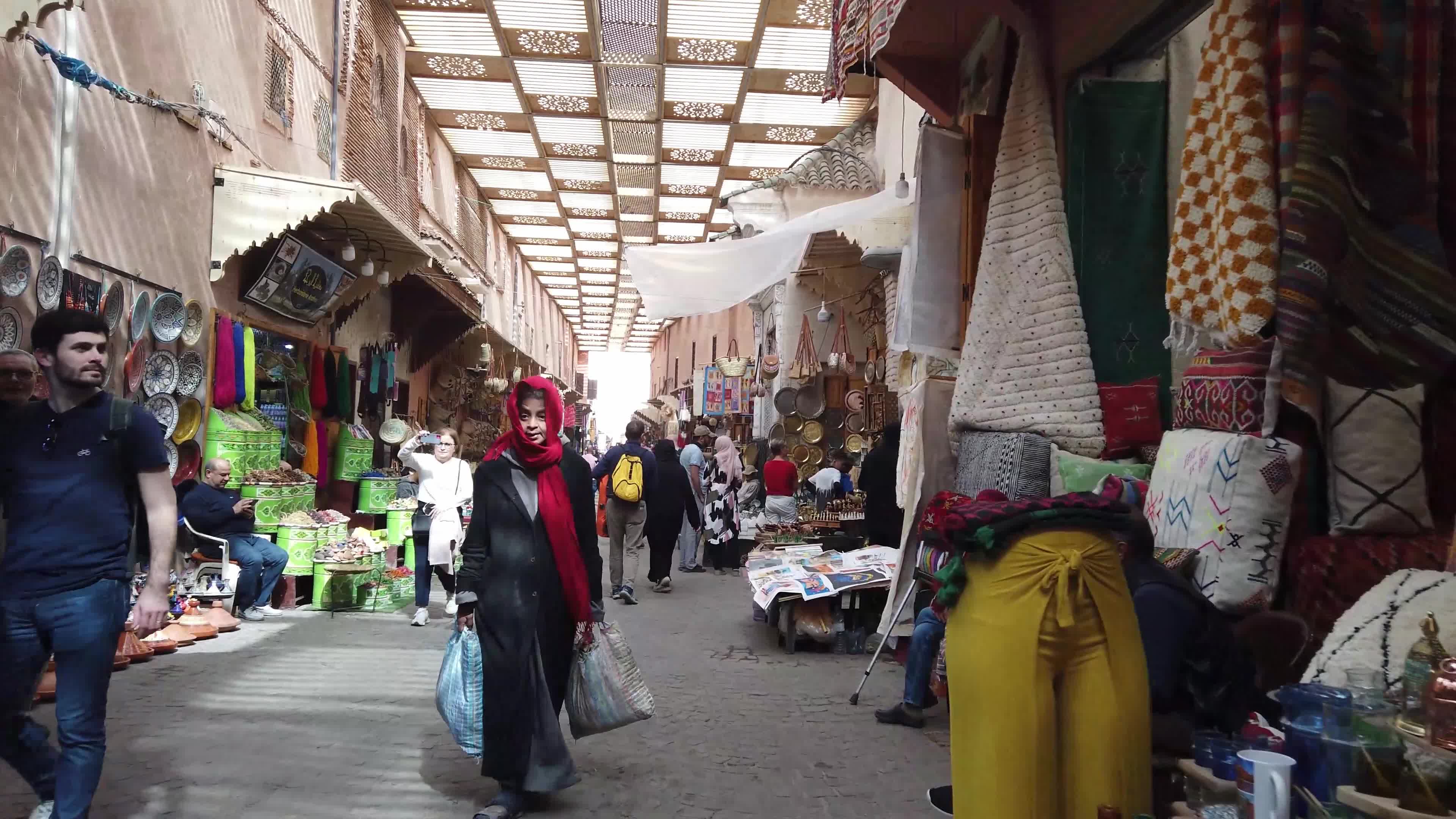 Daily life in Marrakech (Marocco) before the earthquake
