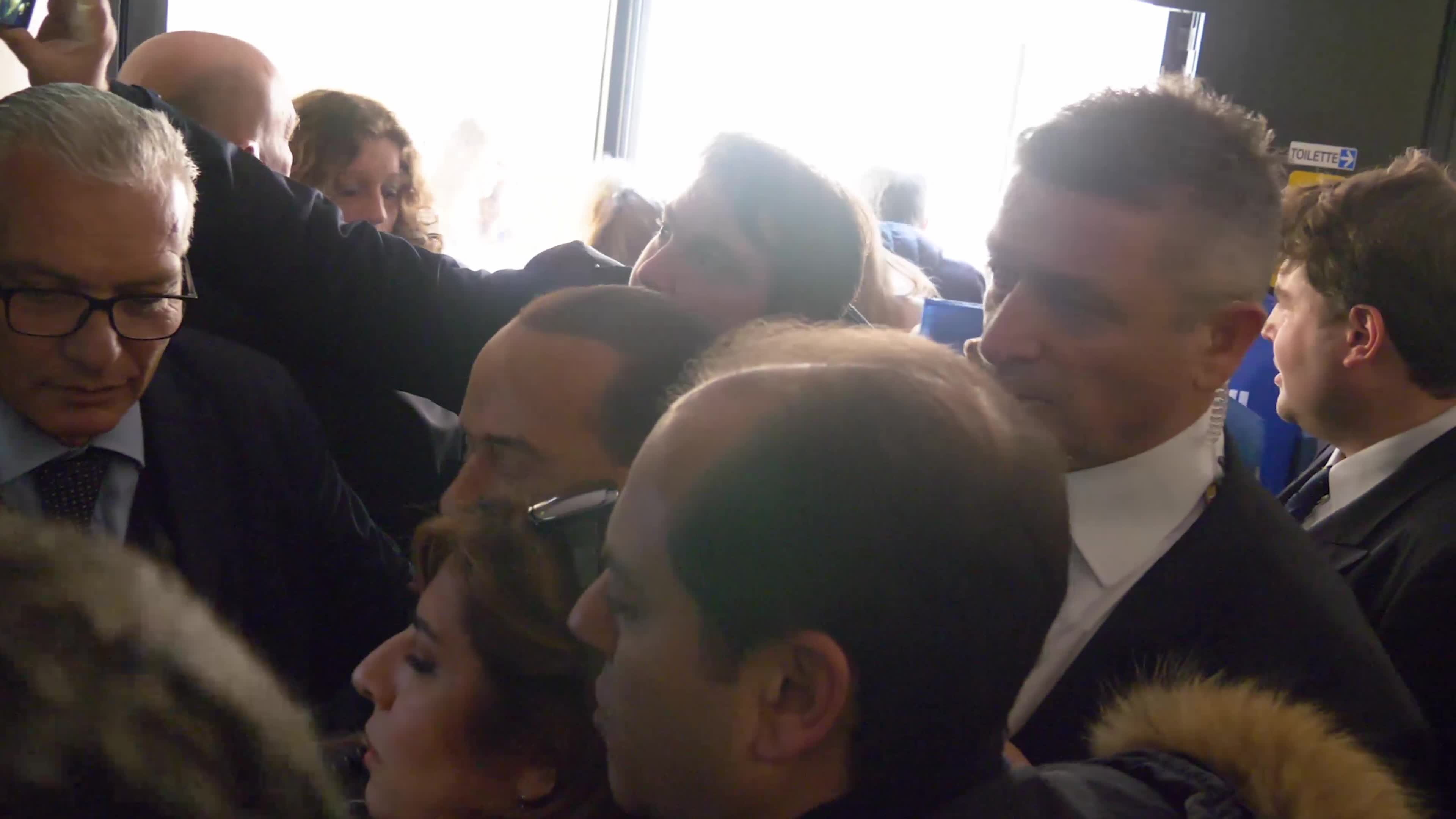 File Video Of Silvio Berlusconi In L'Aquila, Italy