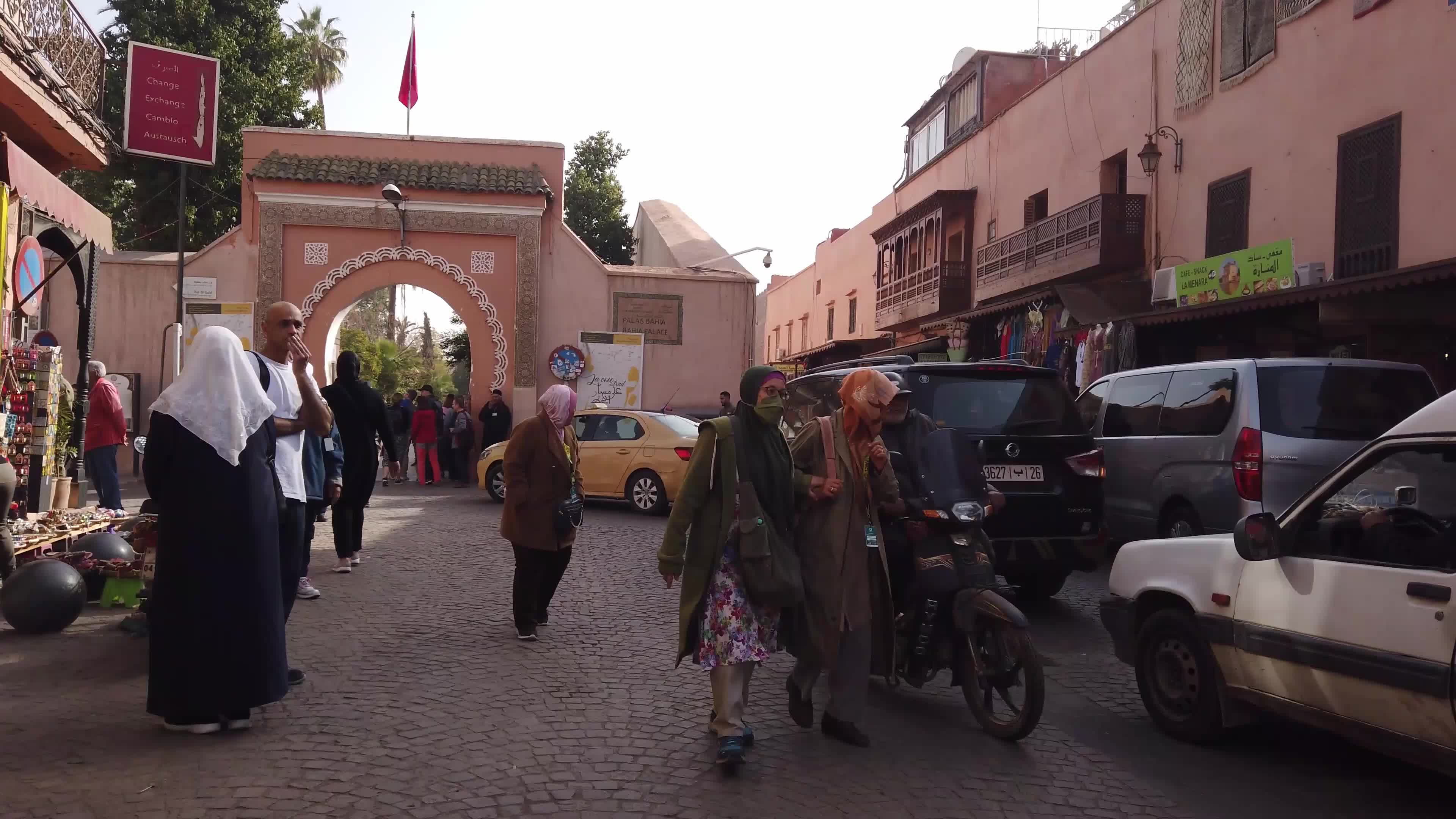 Daily life in Marrakech (Marocco) before the earthquake