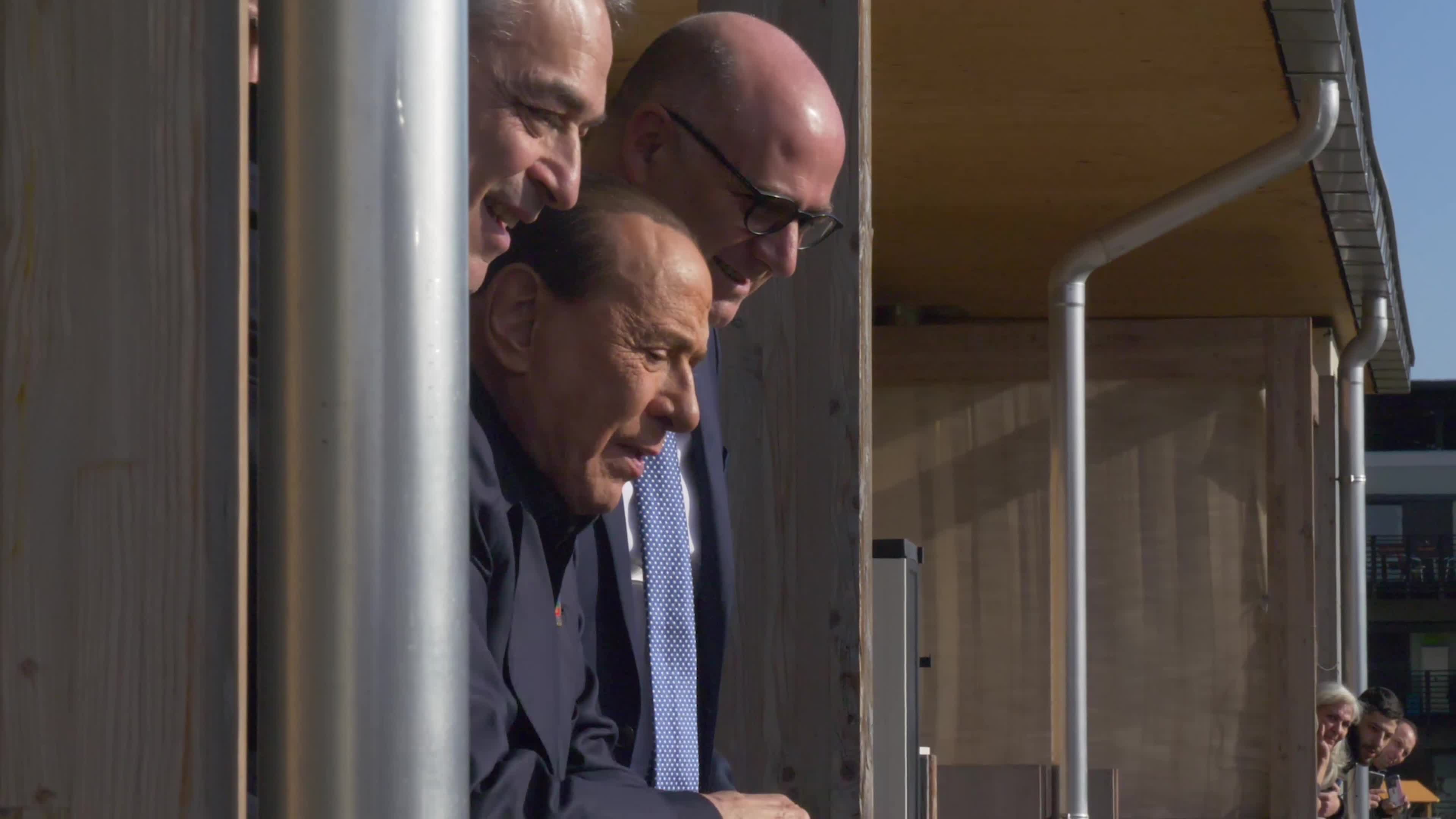 File Video Of Silvio Berlusconi In L'Aquila, Italy