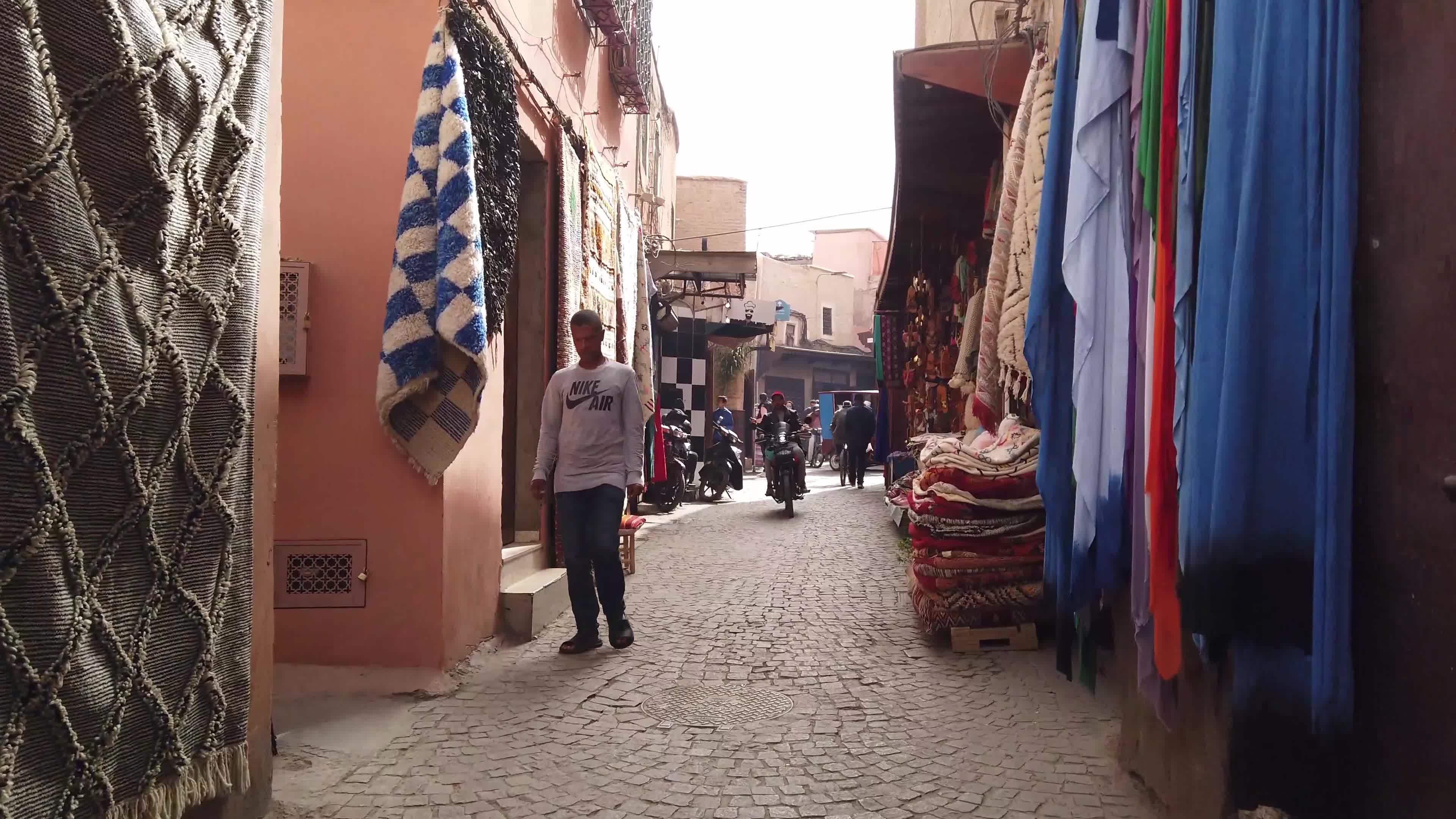 Daily life in Marrakech (Marocco) before the earthquake