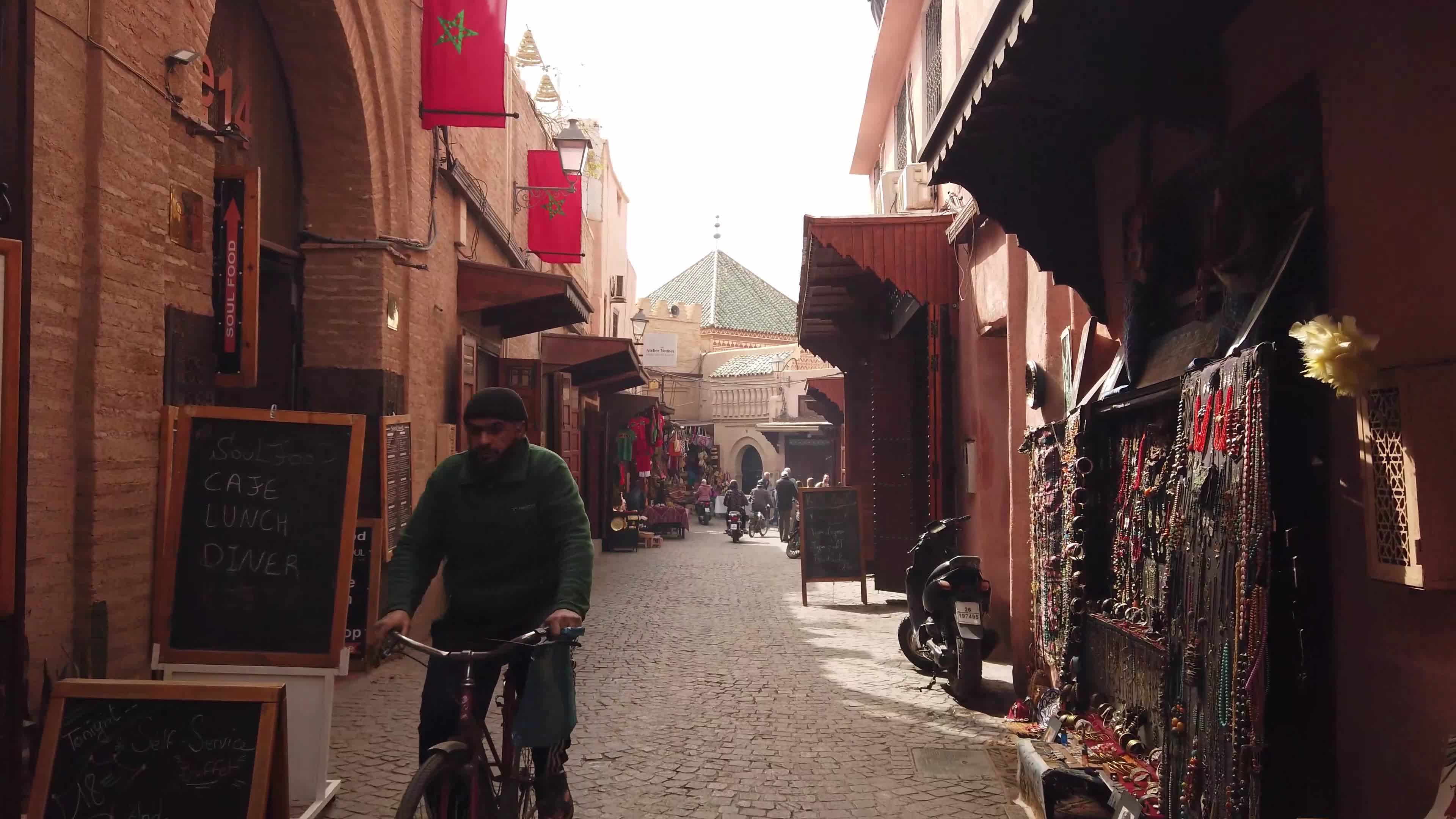 Daily life in Marrakech (Marocco) before the earthquake