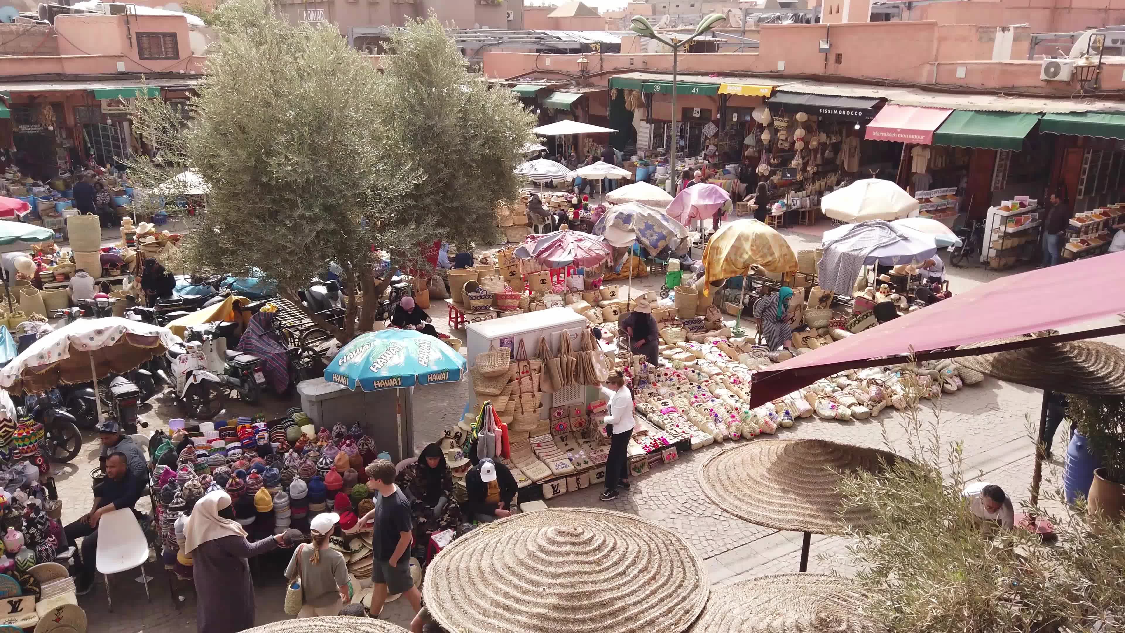 Daily life in Marrakech (Marocco) before the earthquake