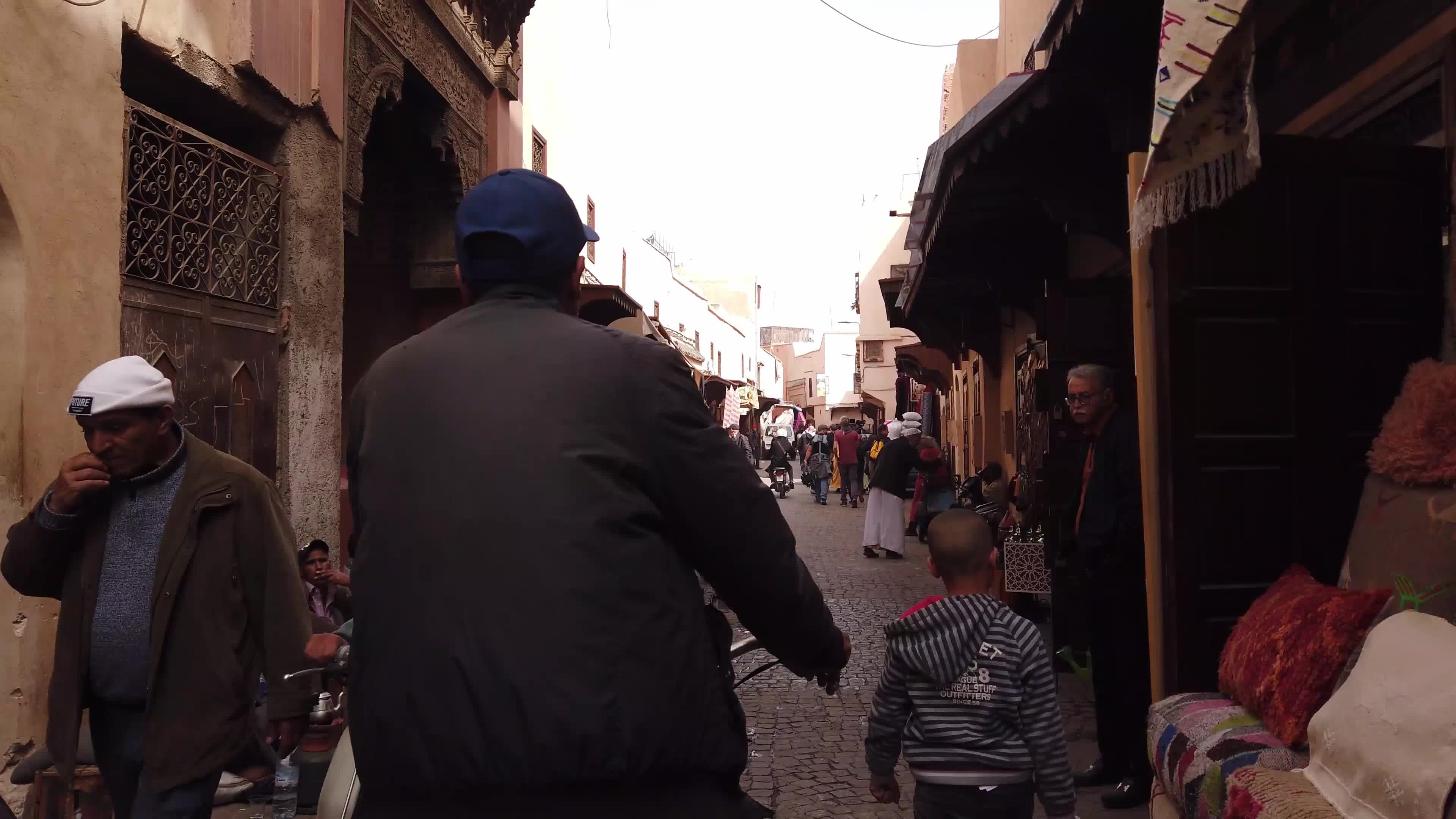 Daily life in Marrakech (Marocco) before the earthquake