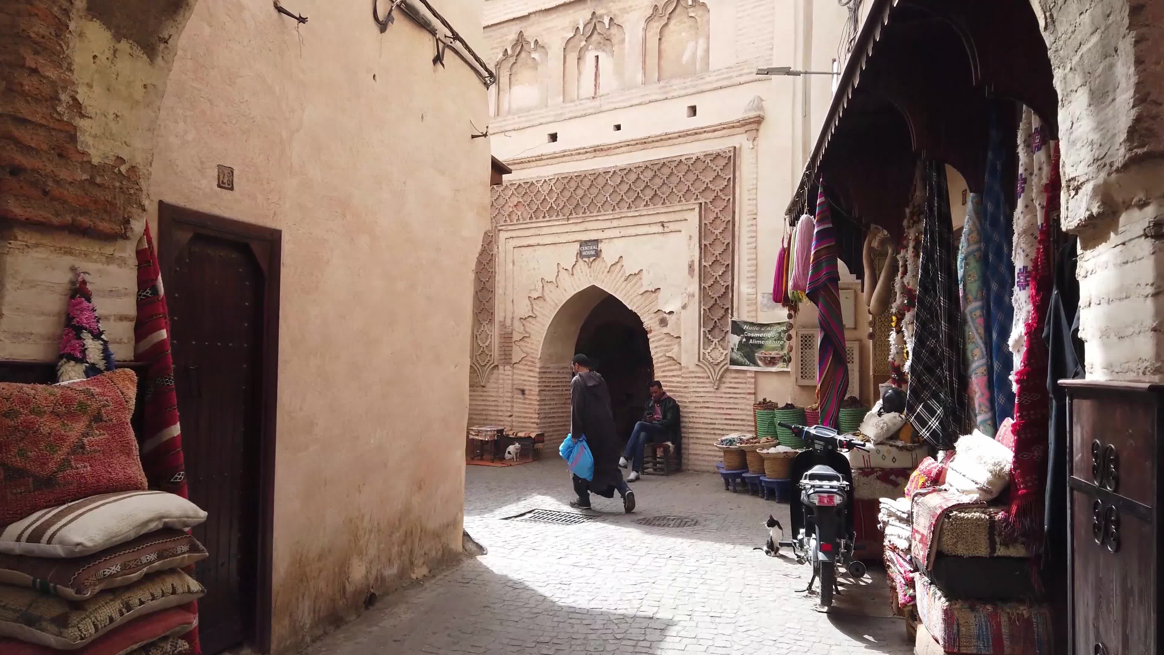 Daily life in Marrakech (Marocco) before the earthquake