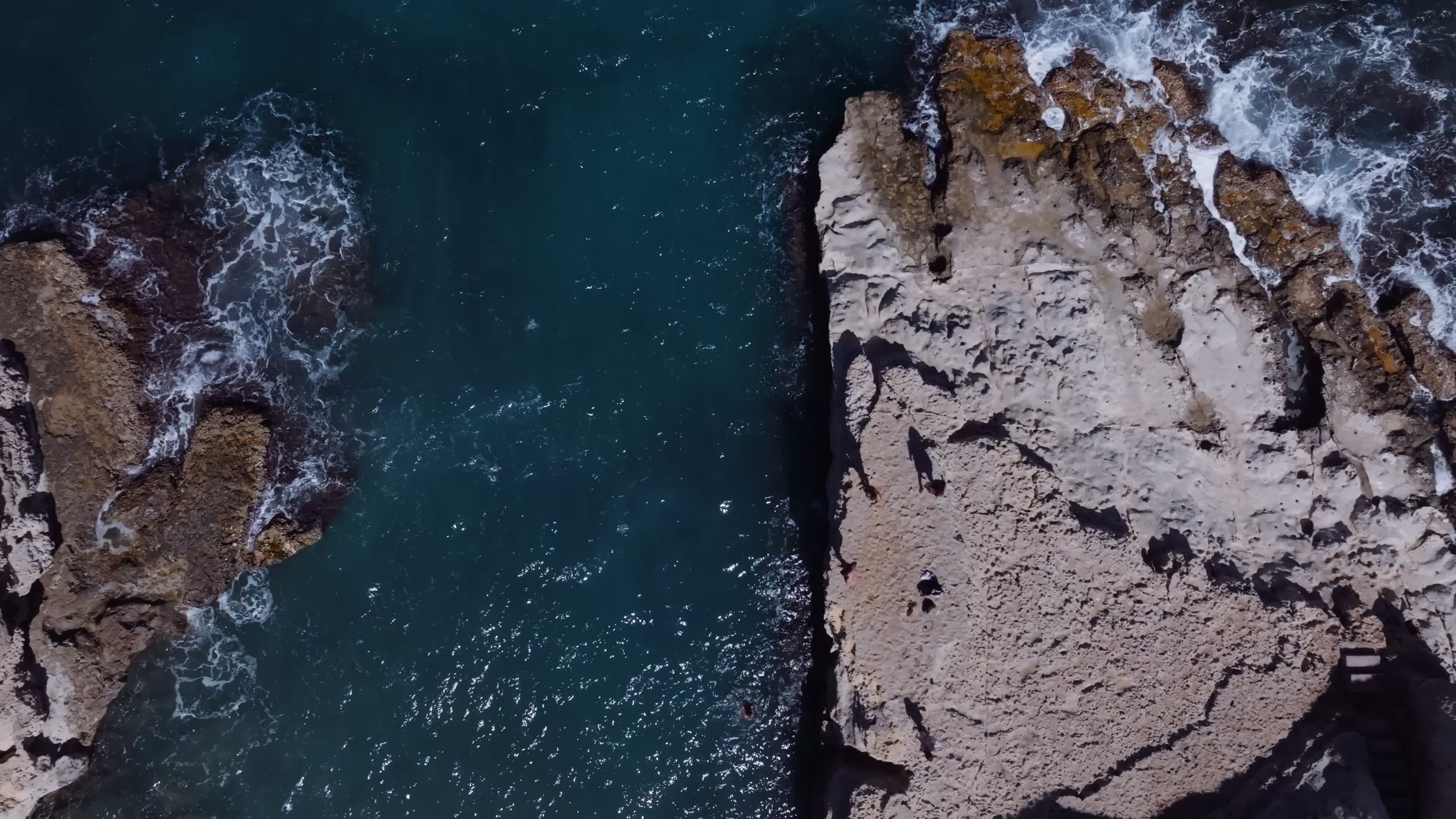 Drone View Of Faraglioni Of Sant’Andrea