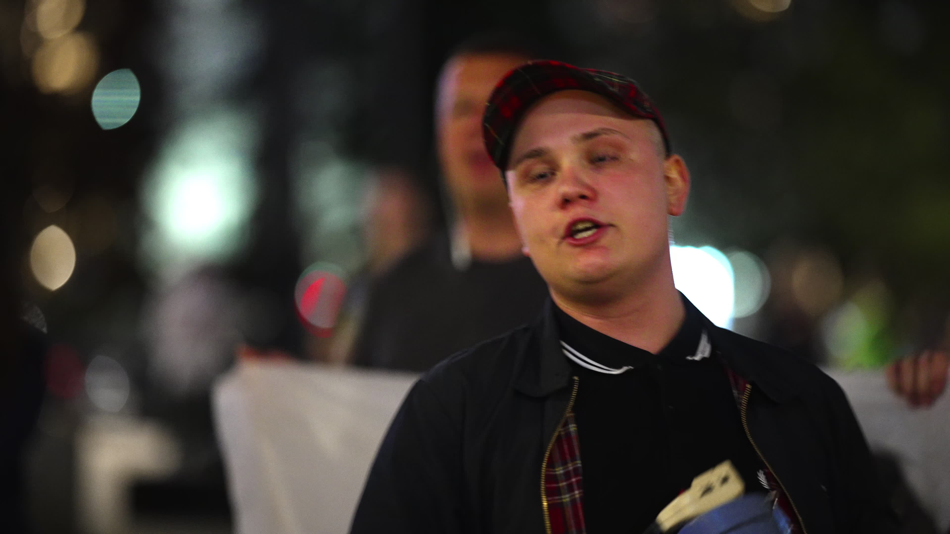 Far-right protest rally against Polish migrant drama film