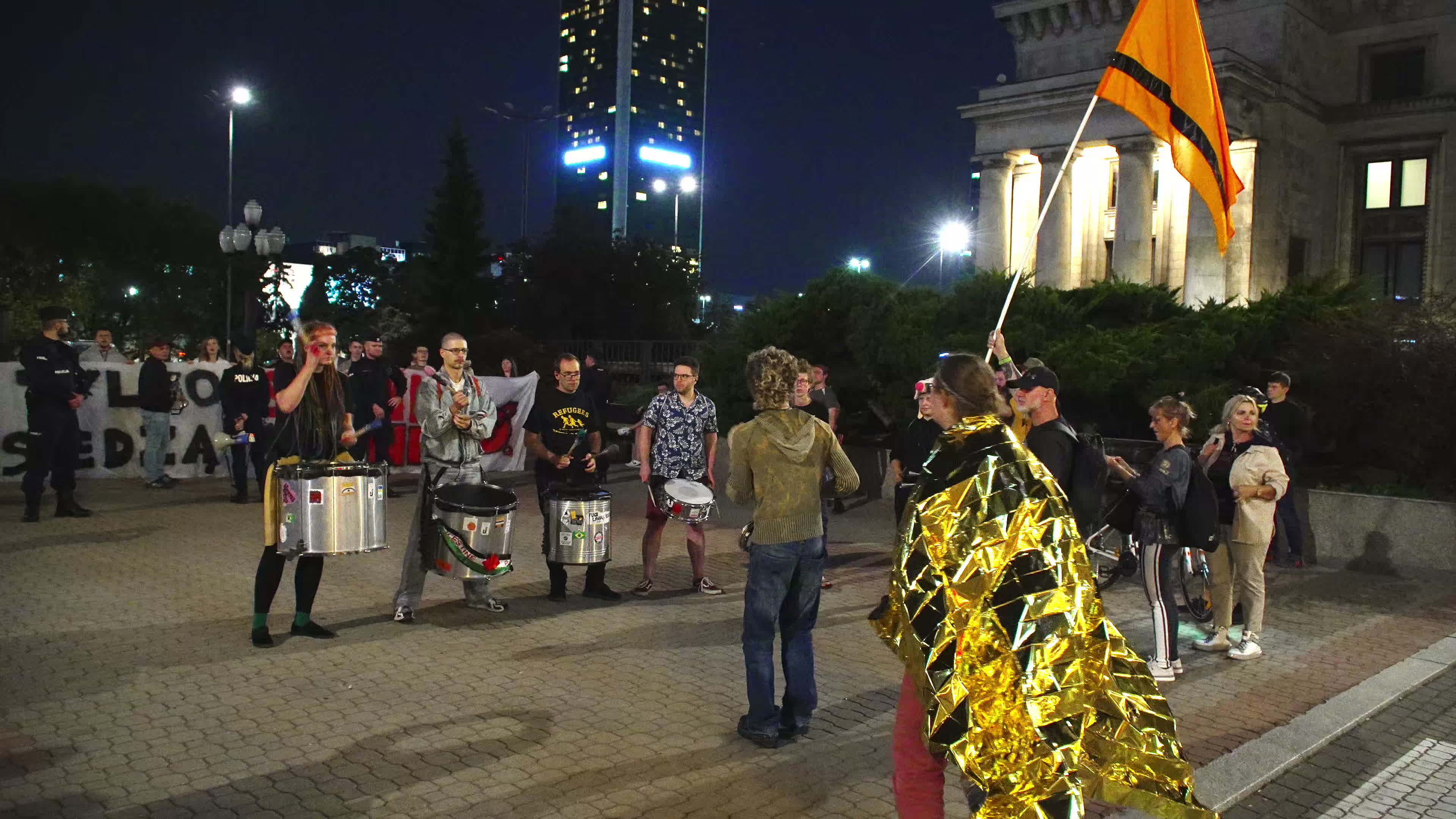 Far-right protest rally against Polish migrant drama film