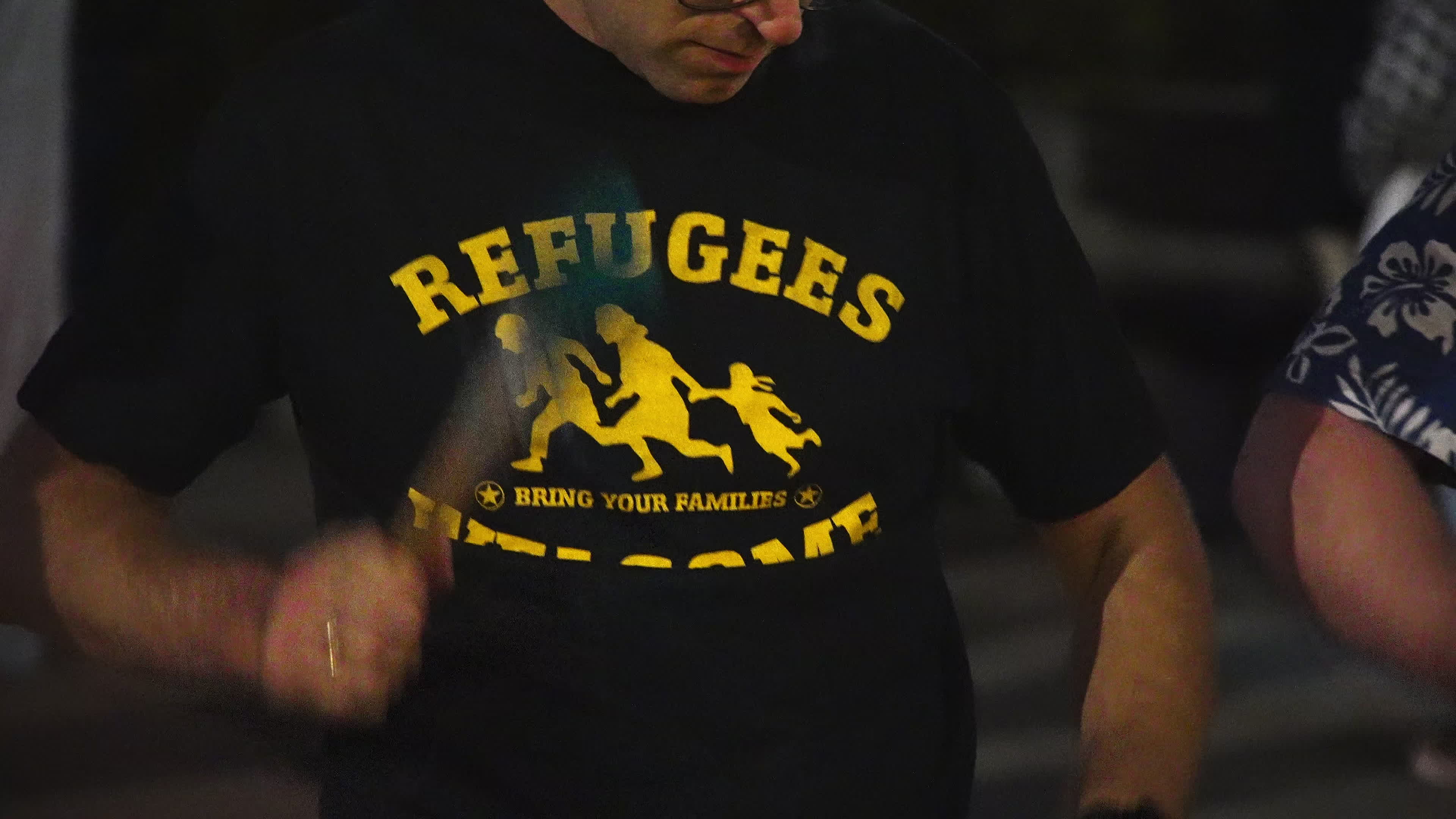 Far-right protest rally against Polish migrant drama film