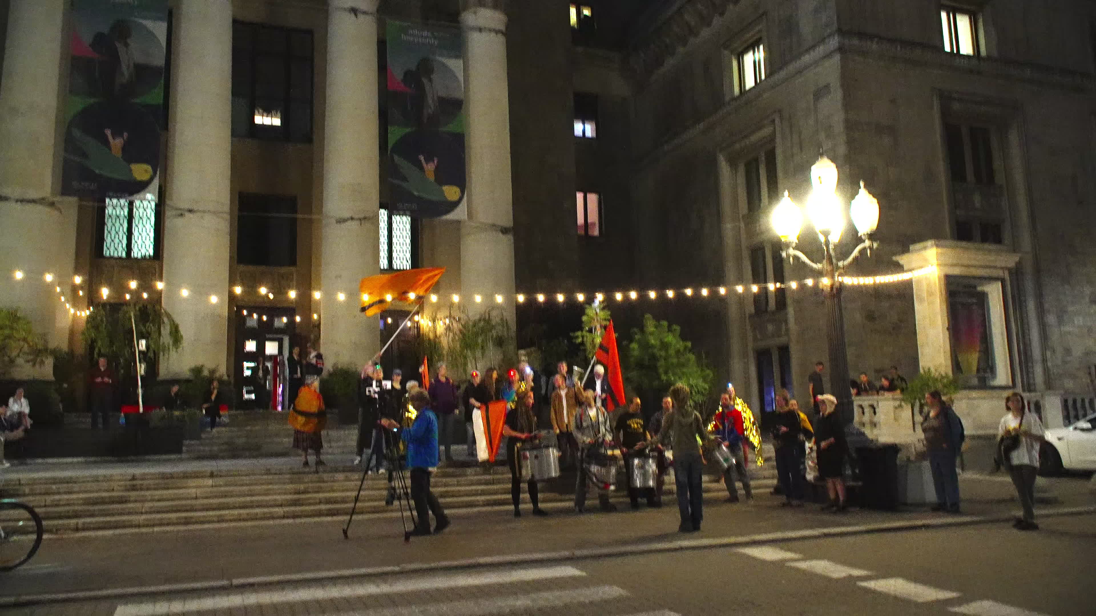 Far-right protest rally against Polish migrant drama film