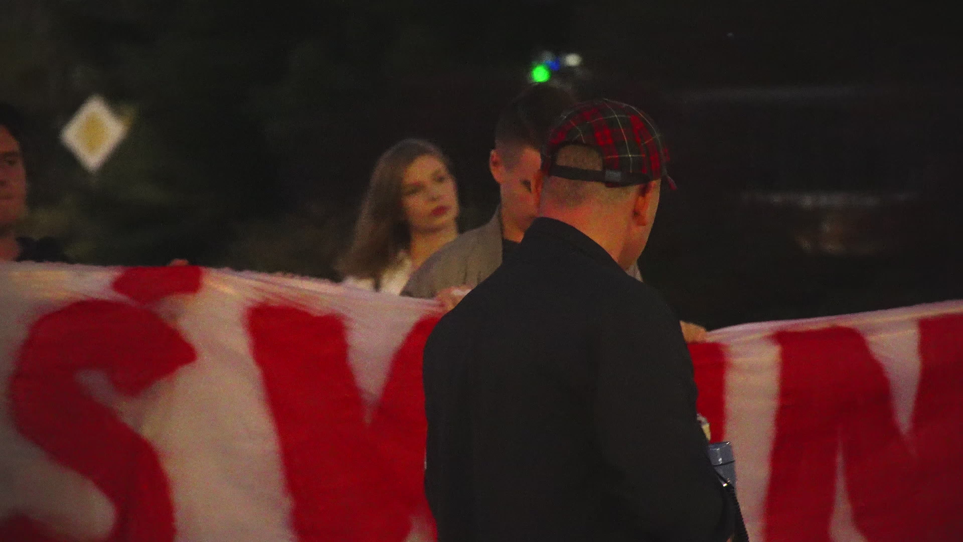 Far-right protest rally against Polish migrant drama film