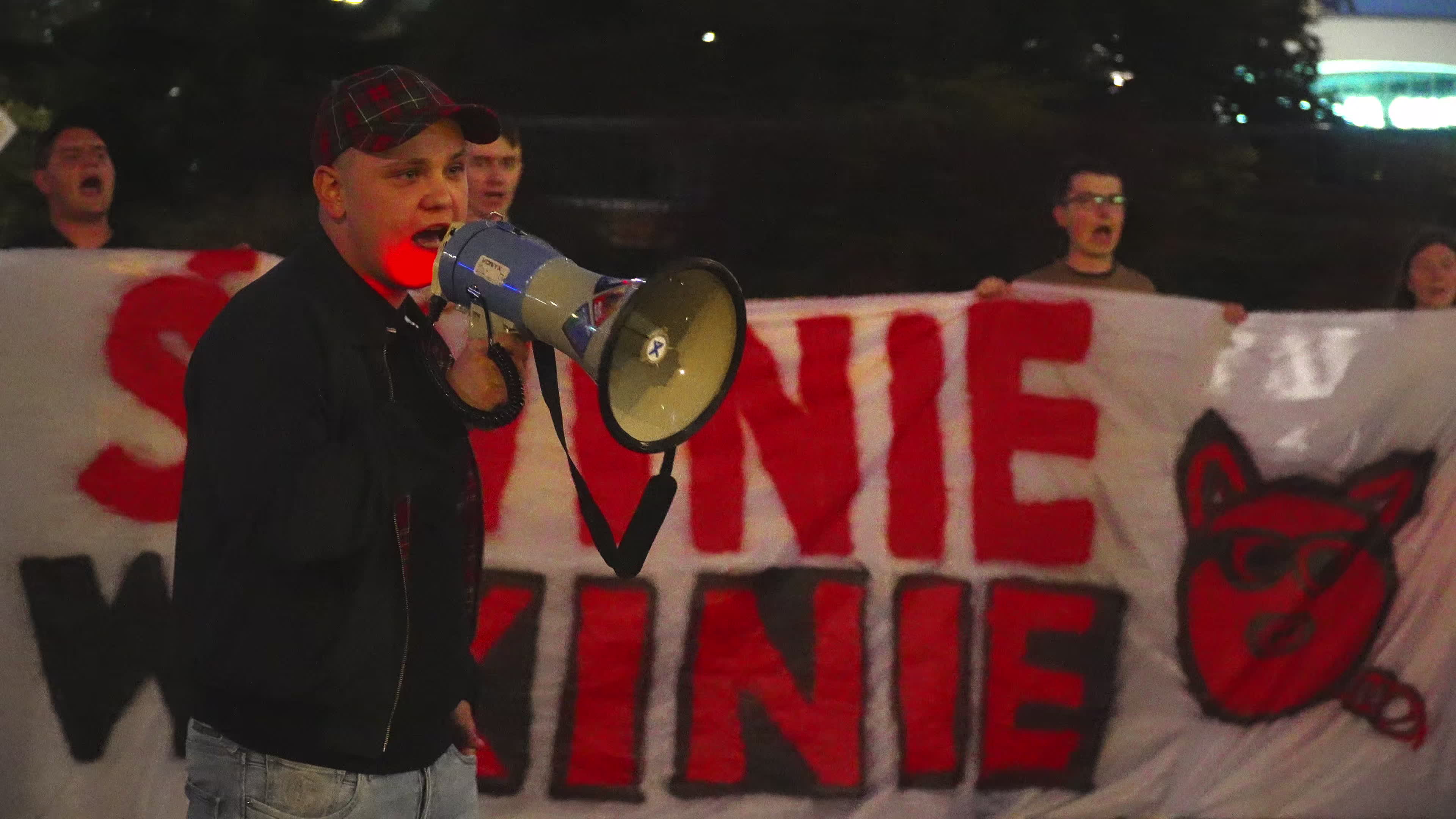 Far-right protest rally against Polish migrant drama film