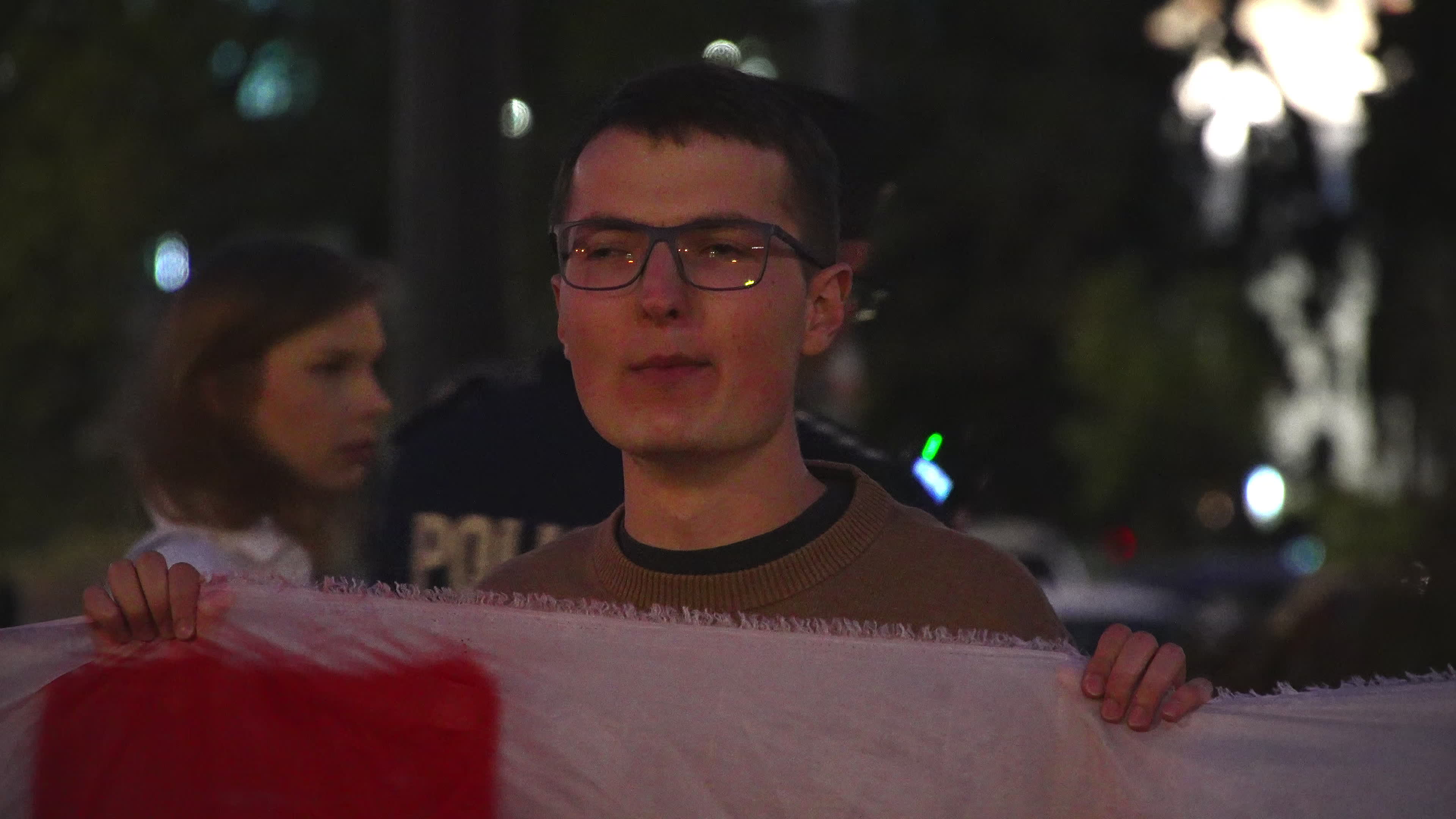 Far-right protest rally against Polish migrant drama film