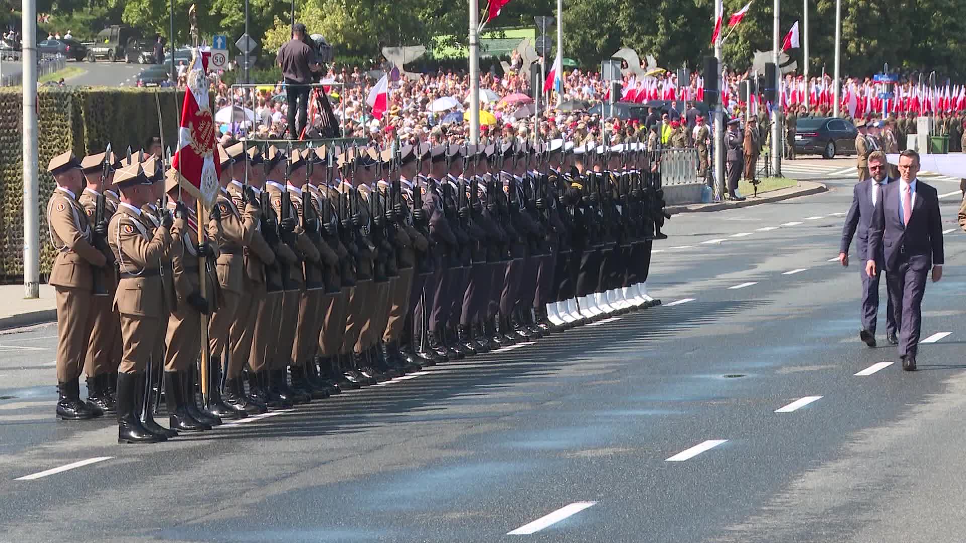 Prime Minister Mateusz Morawiecki, inspects of soldiers of the Polish Army.