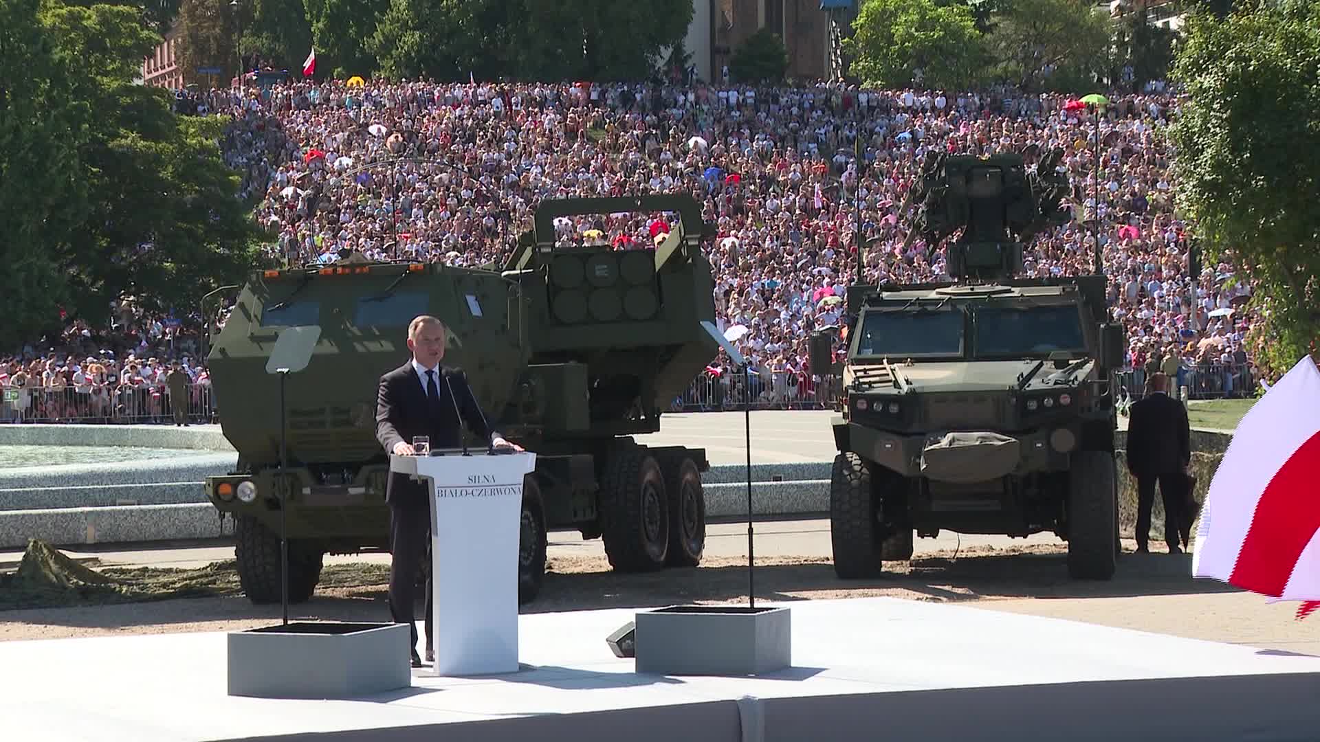 Duda's speech at Armed Forces Day