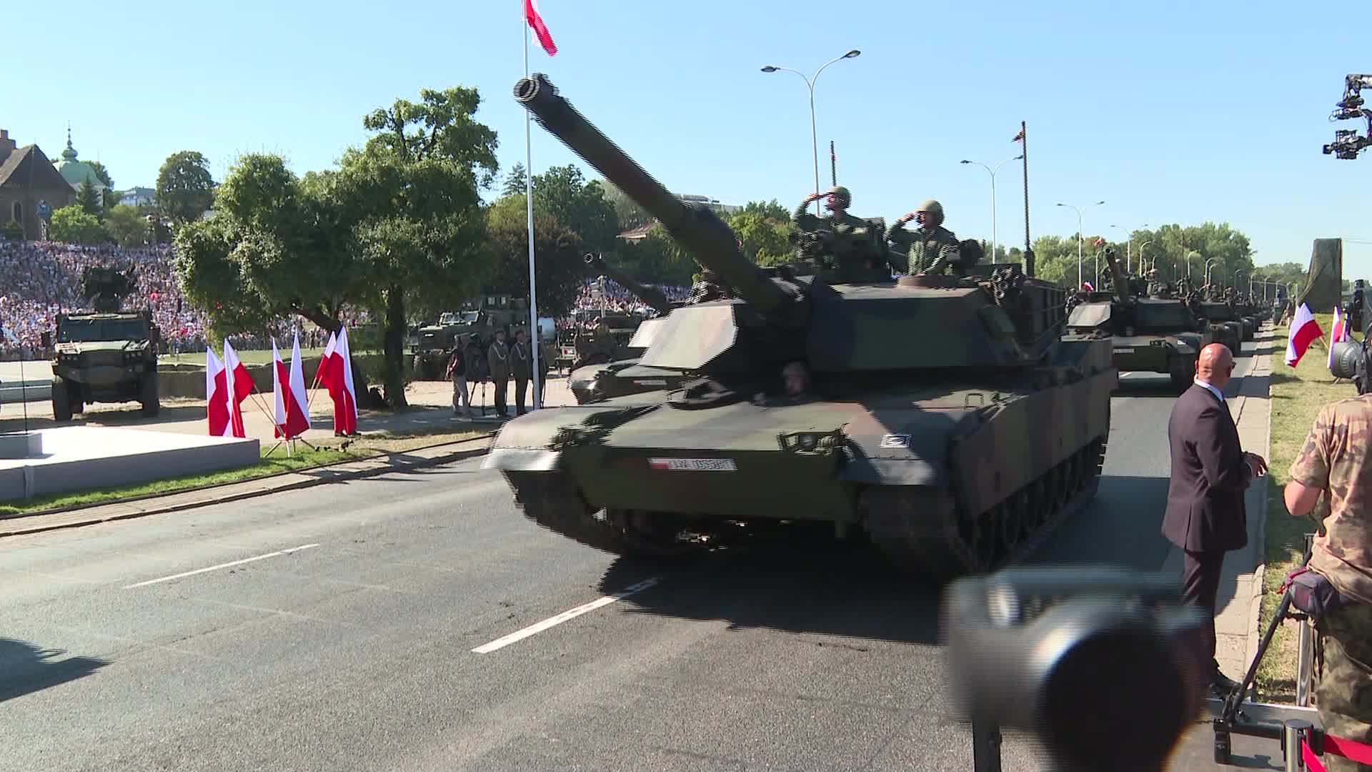 K2 Black Panther Tanks at the Poland's military parade