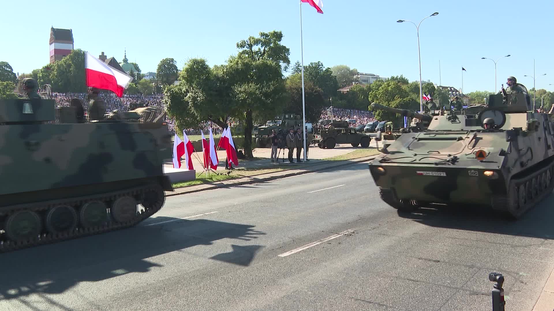 K9 Thunder self-propelled howitzer at the Poland's military parade
