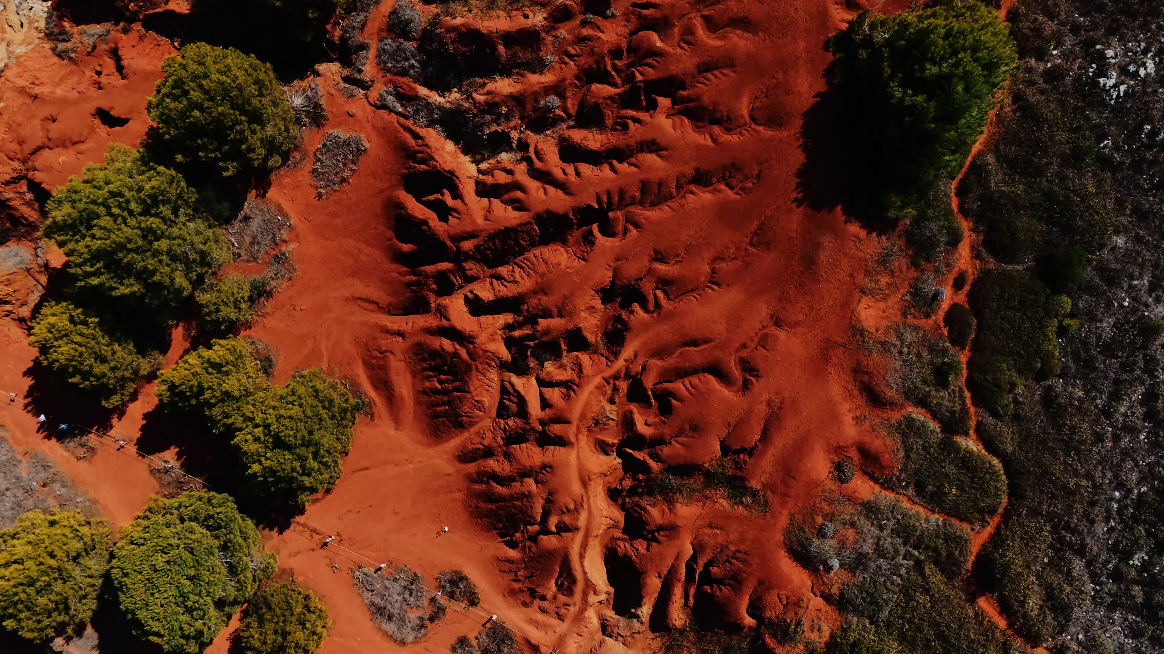 Drone View Of Bauxite Quarry