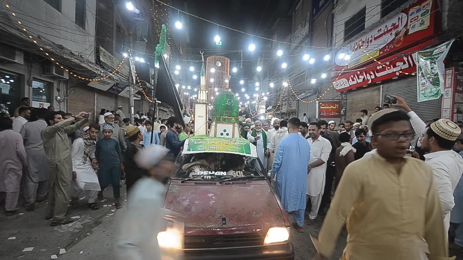 Mawlid al-Nabi in Pakistan's Peshawar 