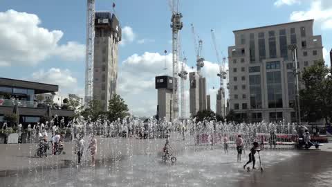 Heatwave in London, UK