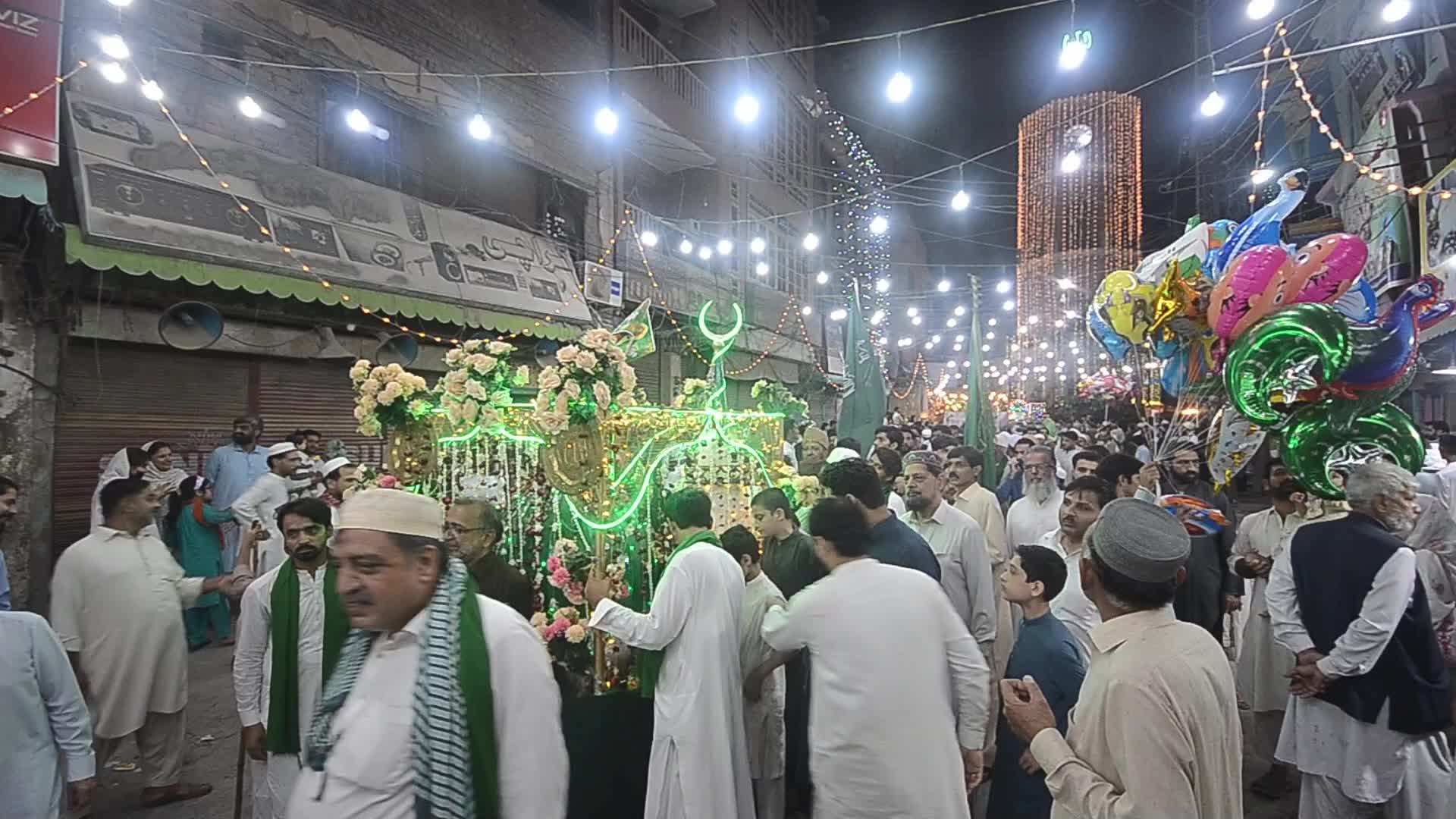 Mawlid al-Nabi in Pakistan's Peshawar 