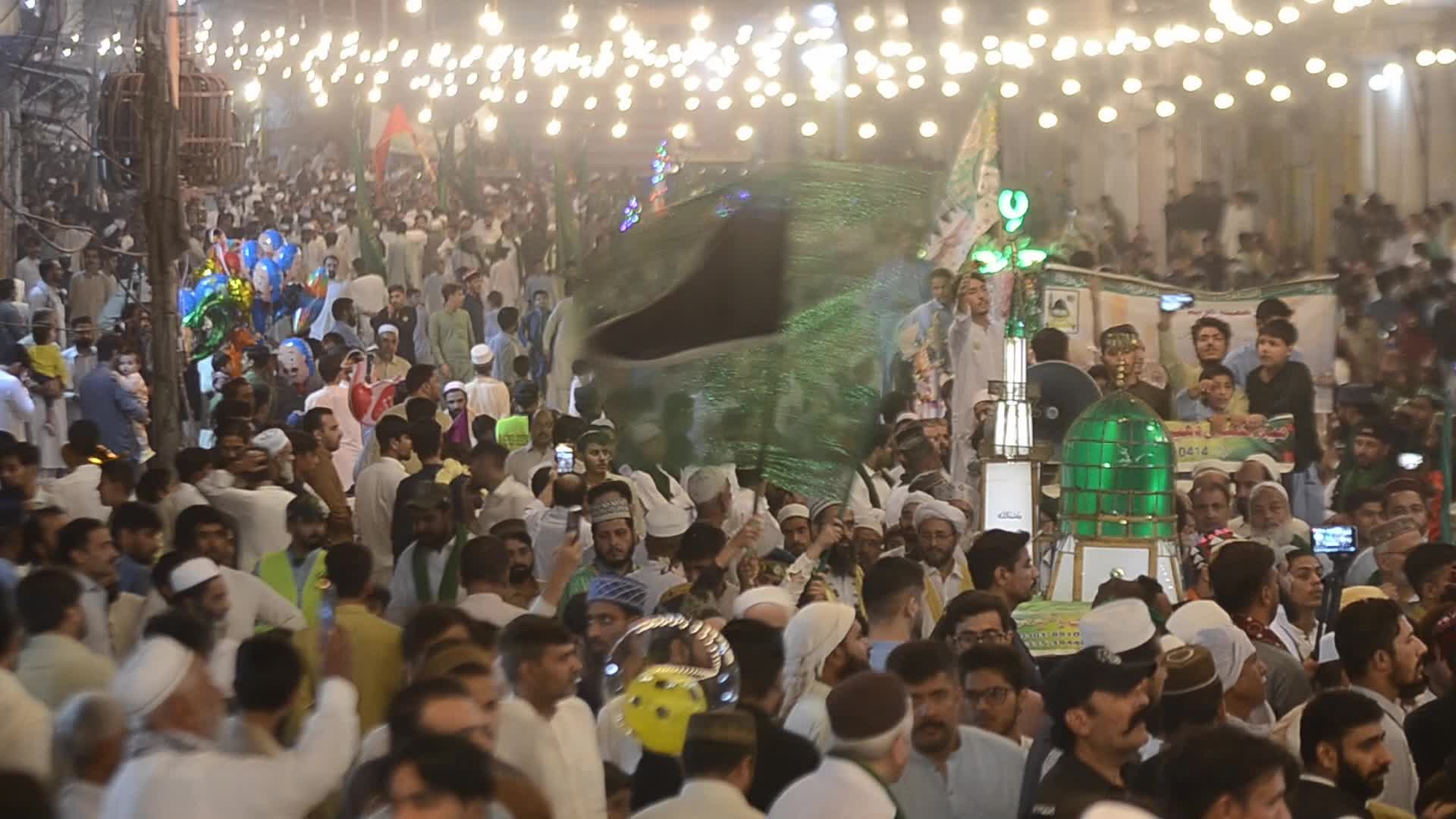 Mawlid al-Nabi in Pakistan's Peshawar 