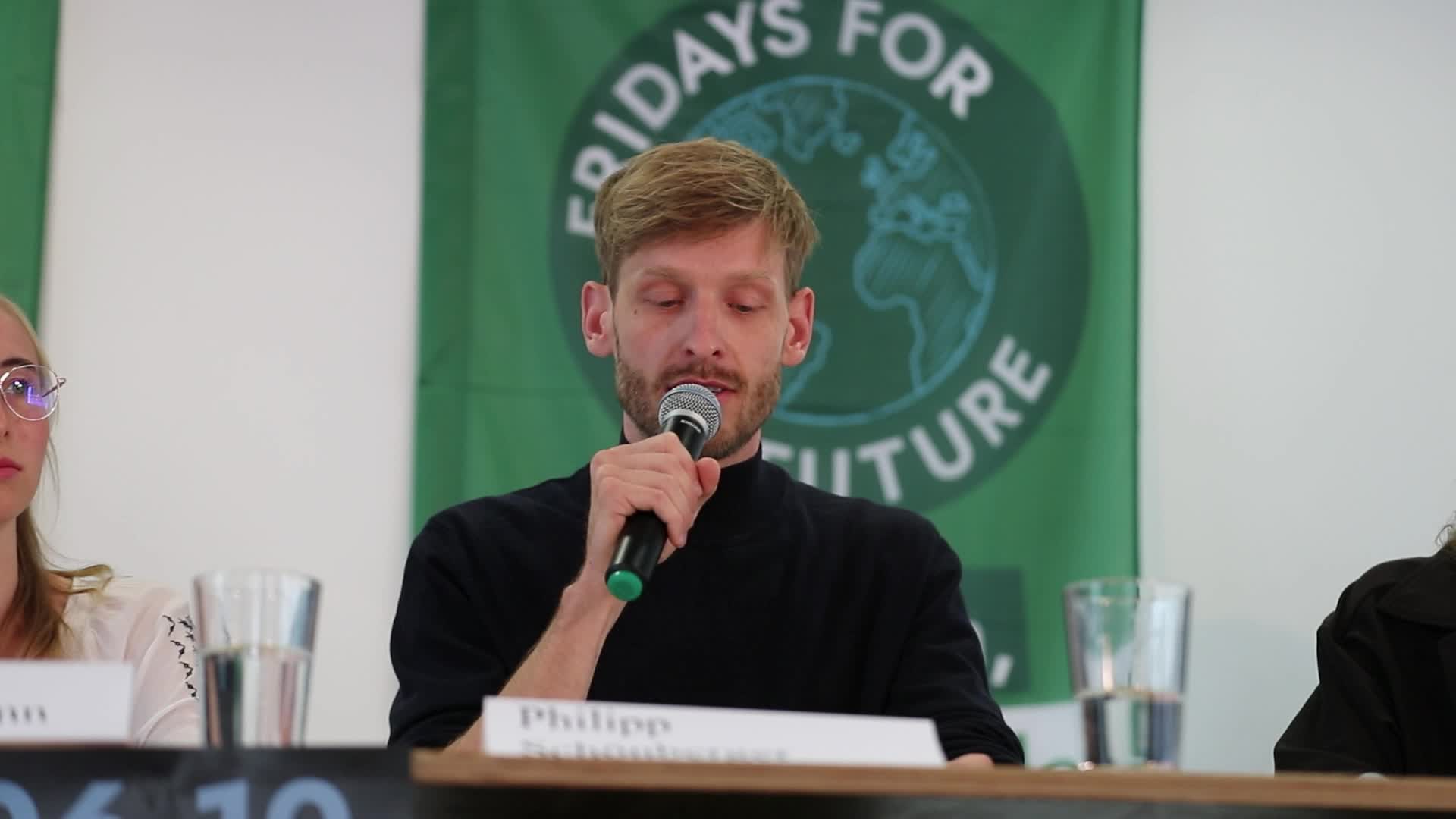 Press Conference of Fridays for Future in Munich
