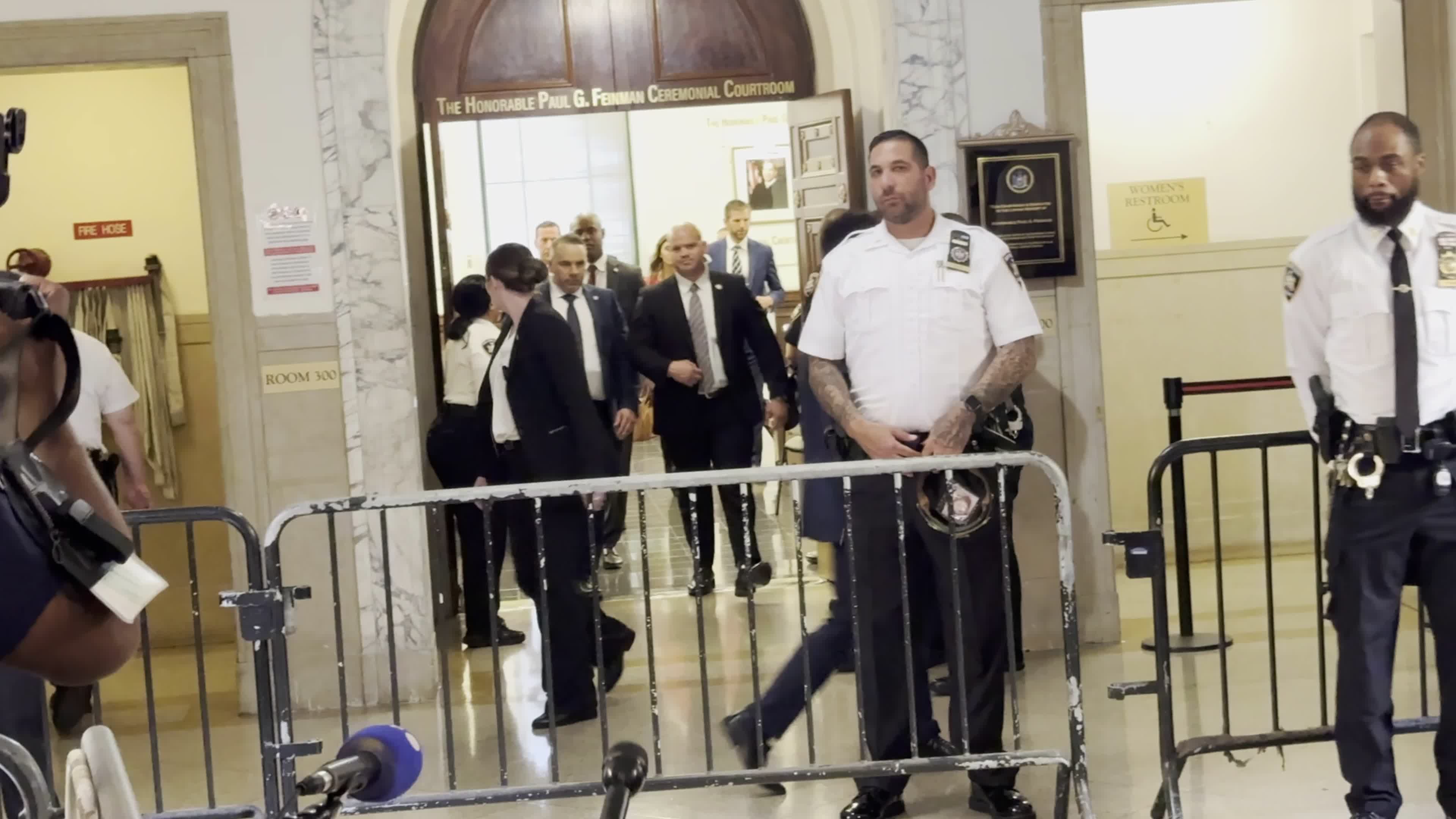 Former President Donald Trump Appears in Court for the 2nd Day of his Civil Fraud Trial