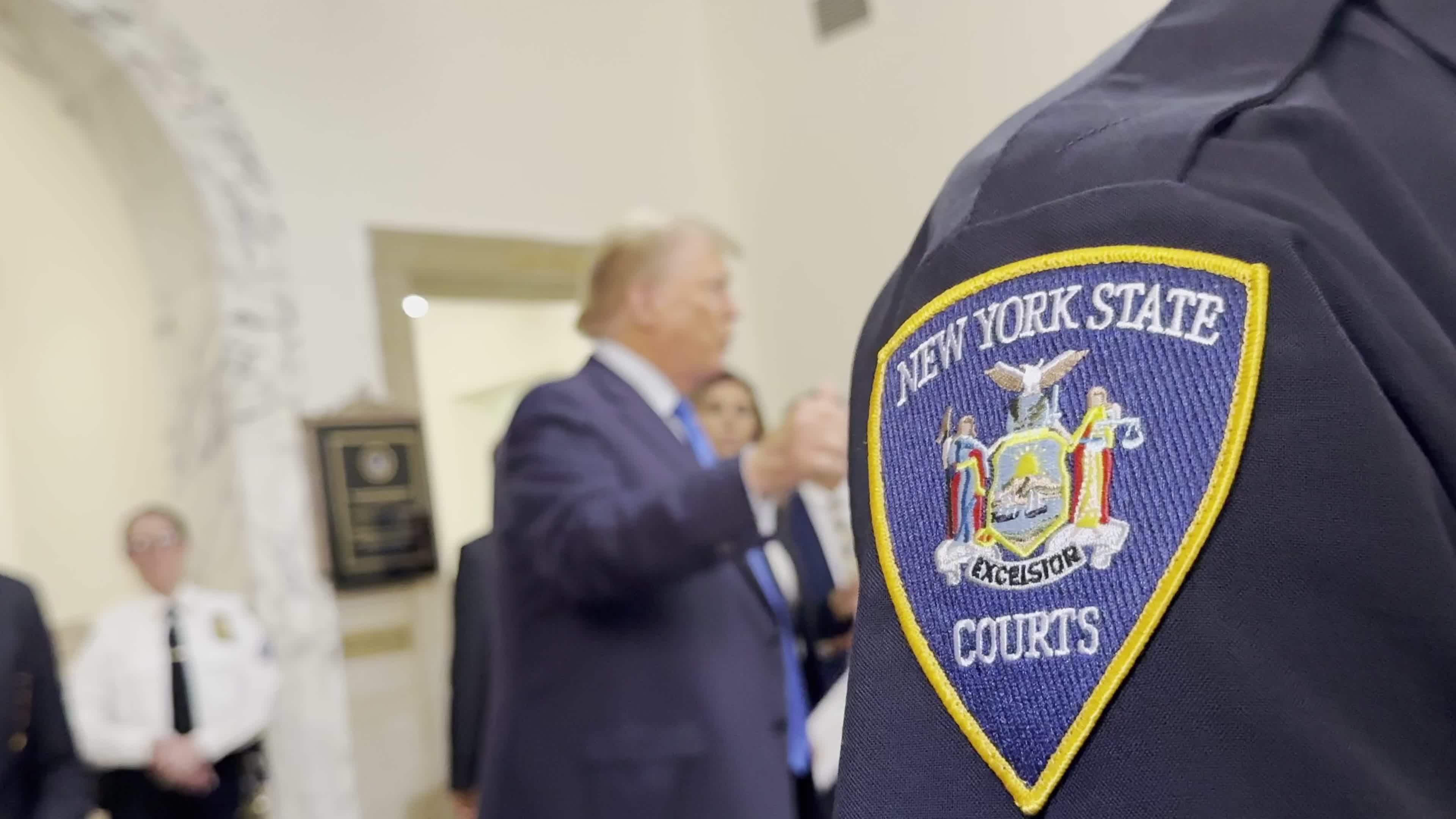 Former President Donald Trump Appears in Court for the Start of Civil Fraud Trial