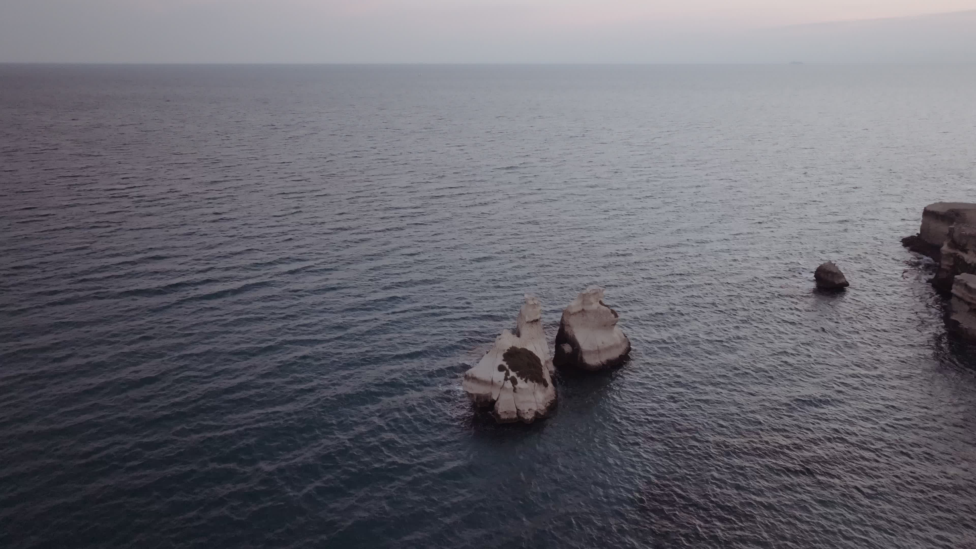 Two Sisters Rocks At Sunrise