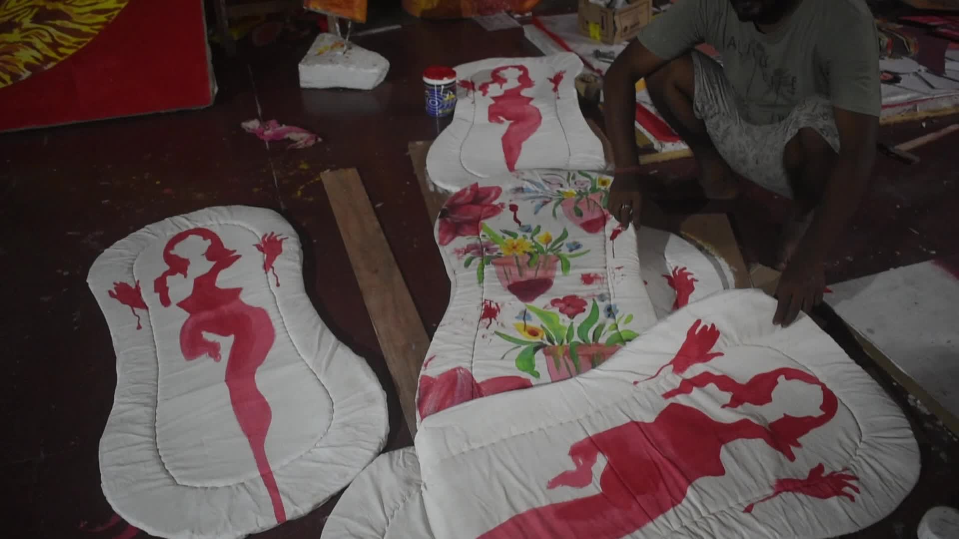 Durga Puja preparations in Kolkata, India