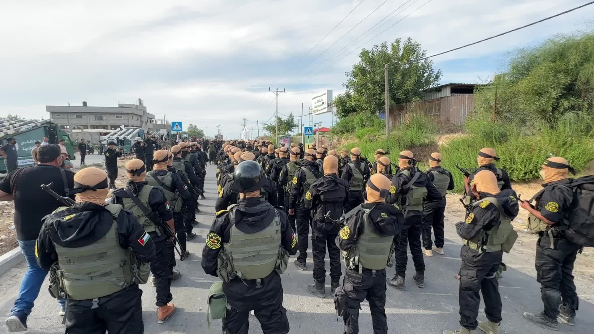 Military Parade In Gaza, Palestine