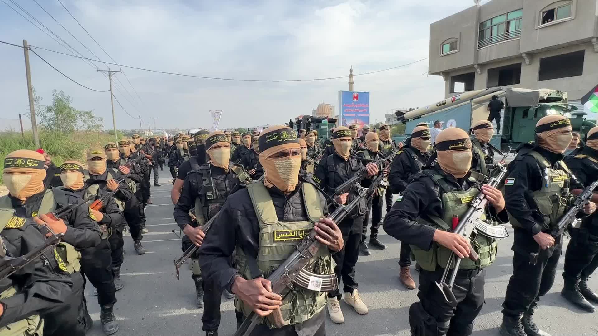 Military Parade In Gaza, Palestine