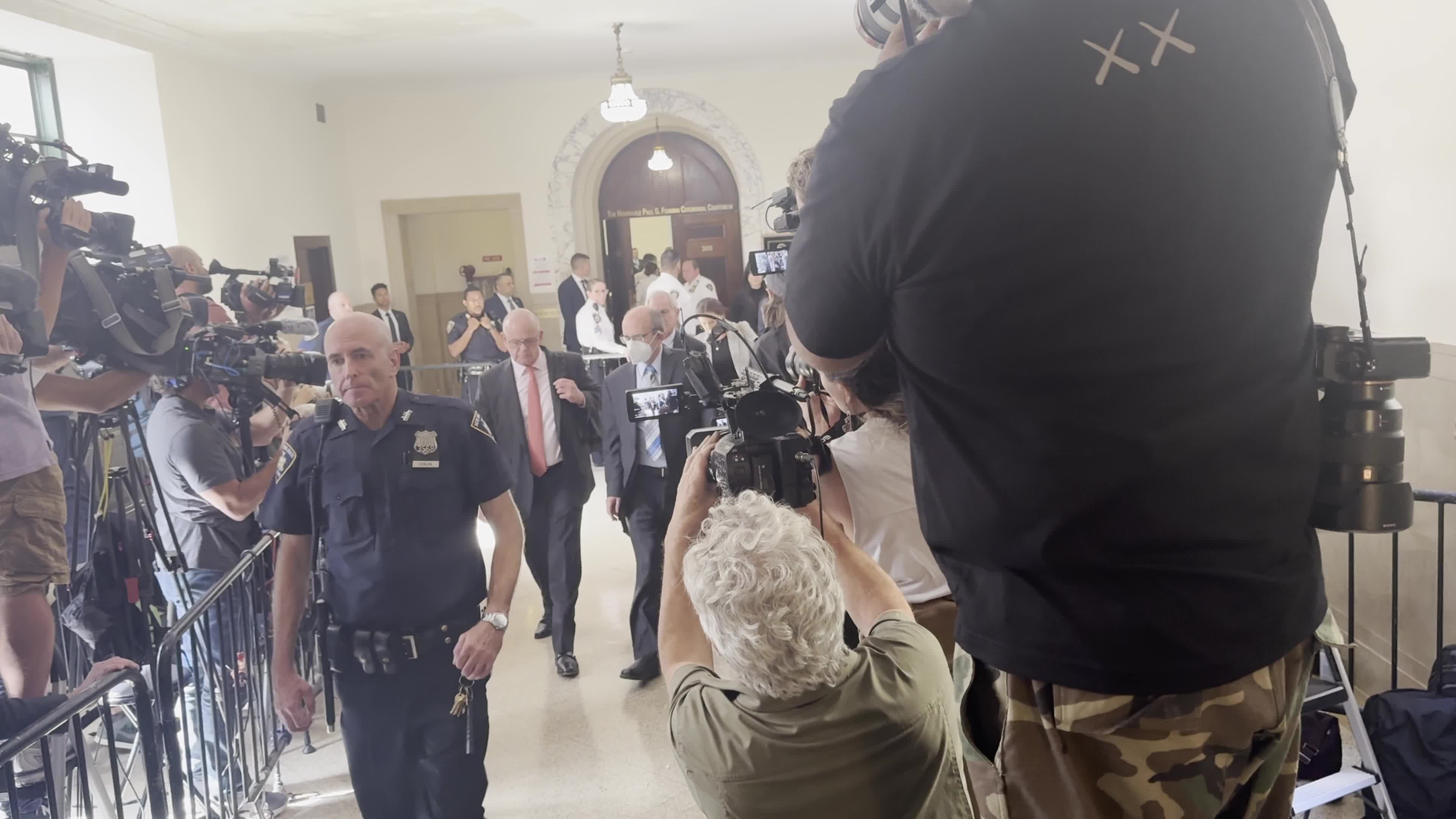 Former US President Donald J. Trump Appears At Manhattan Courthouse