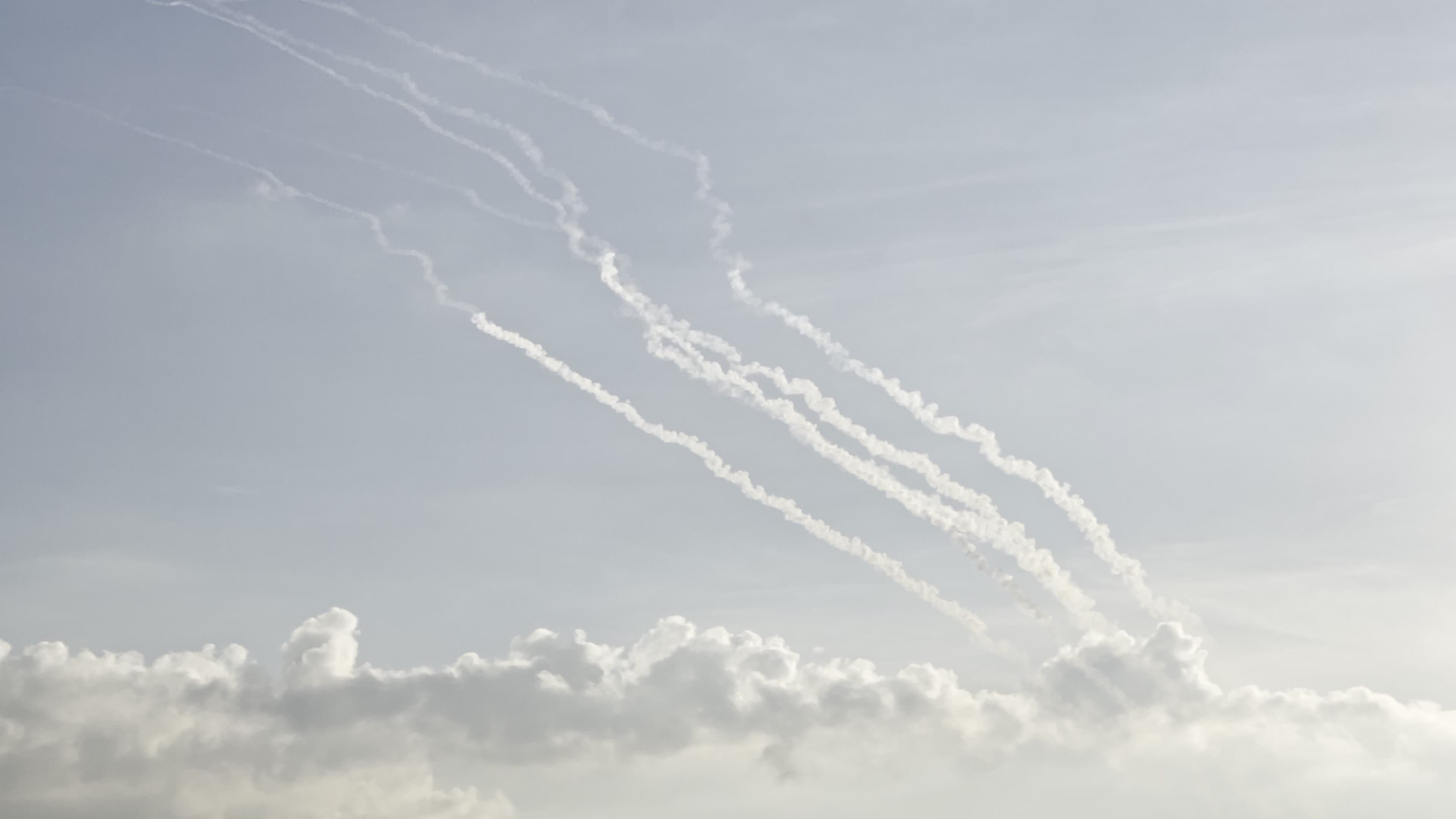 Rockets Fired From Gaza To Isreal