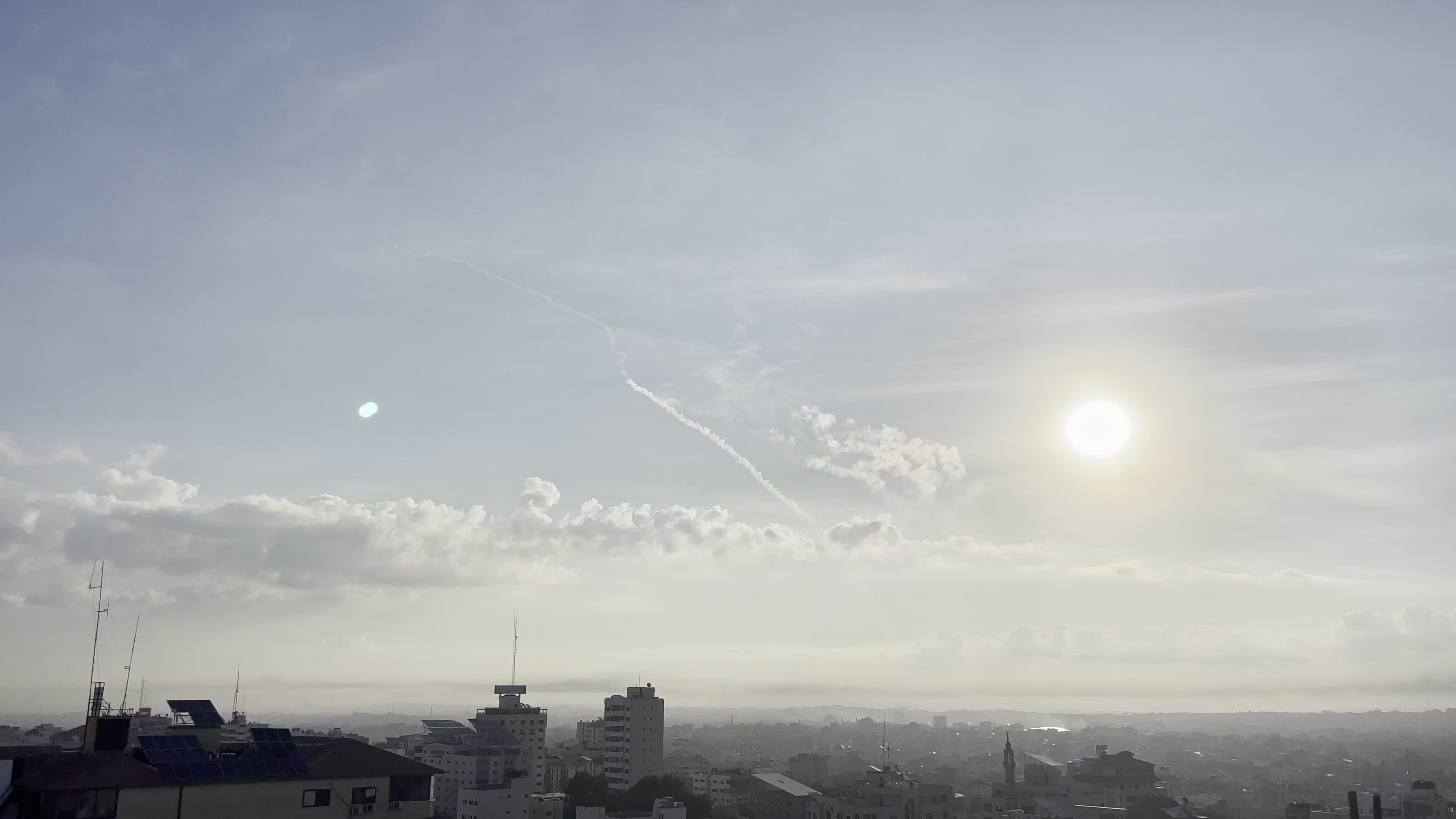 Rockets Fired From Gaza To Isreal