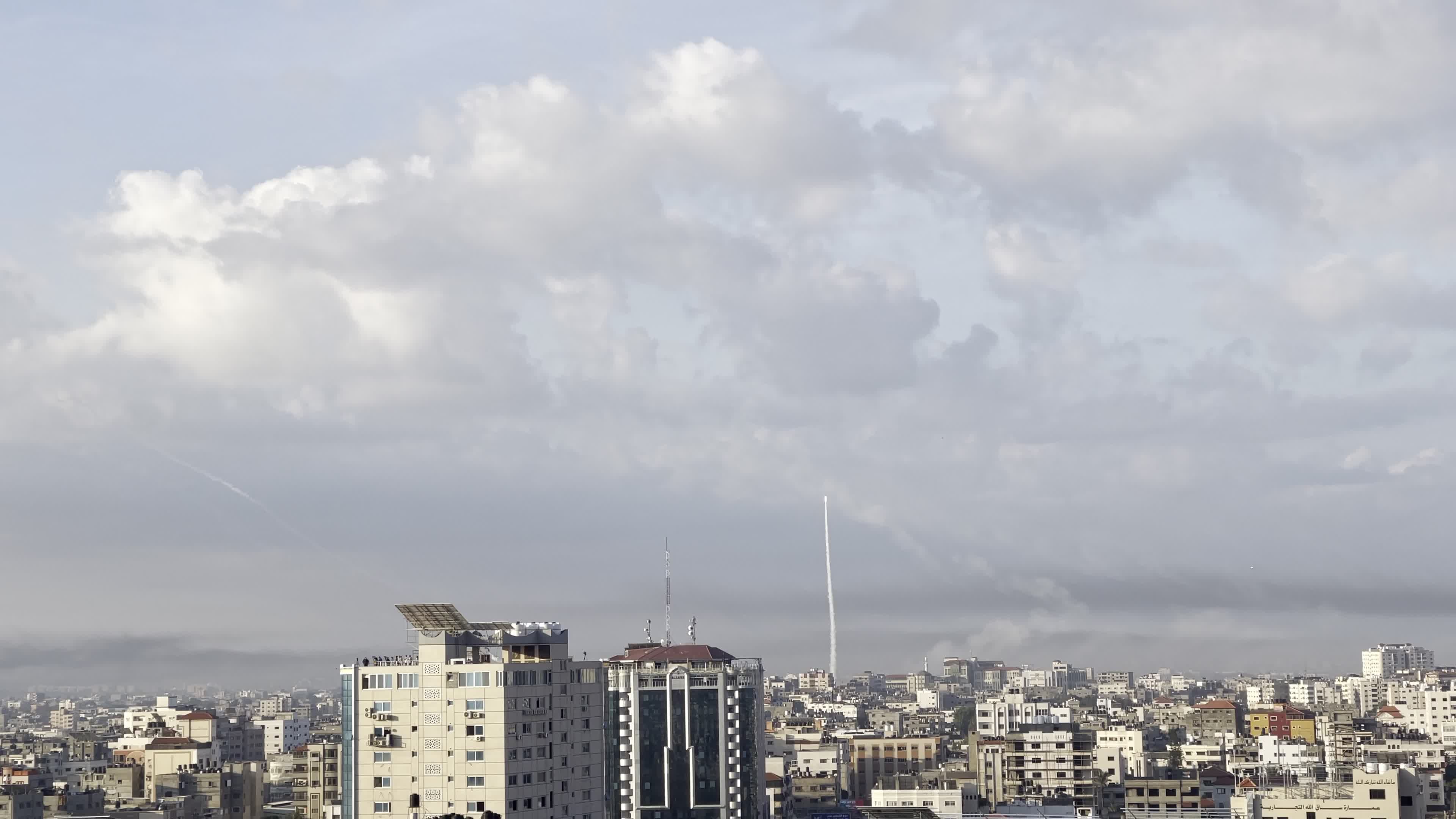 Rockets Fired From Gaza To Isreal