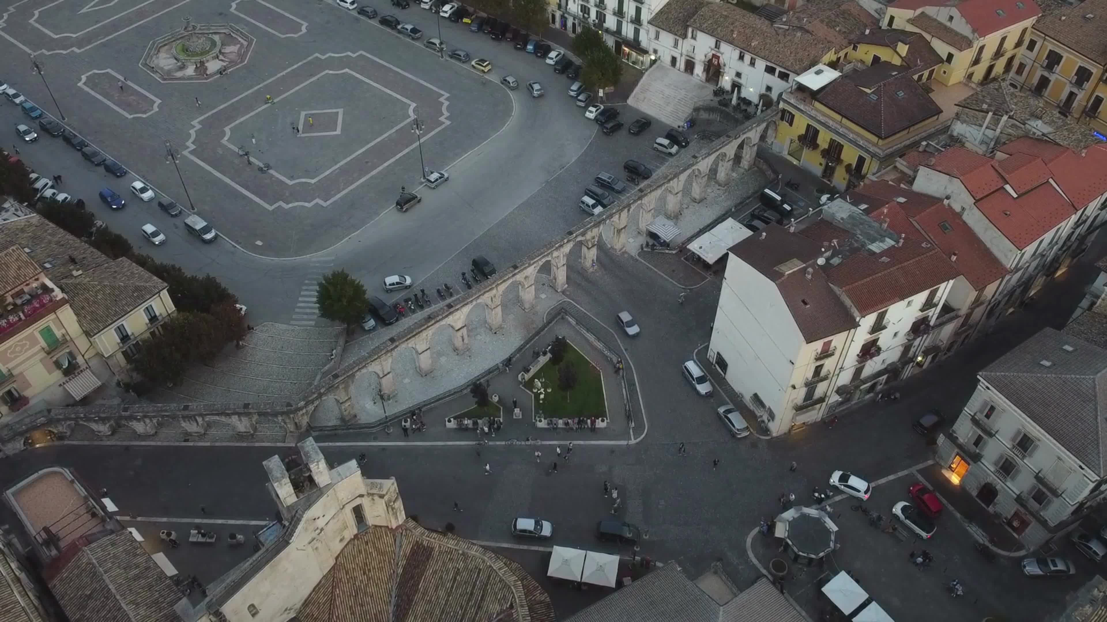 Aerial View Of Sulmona, Italy