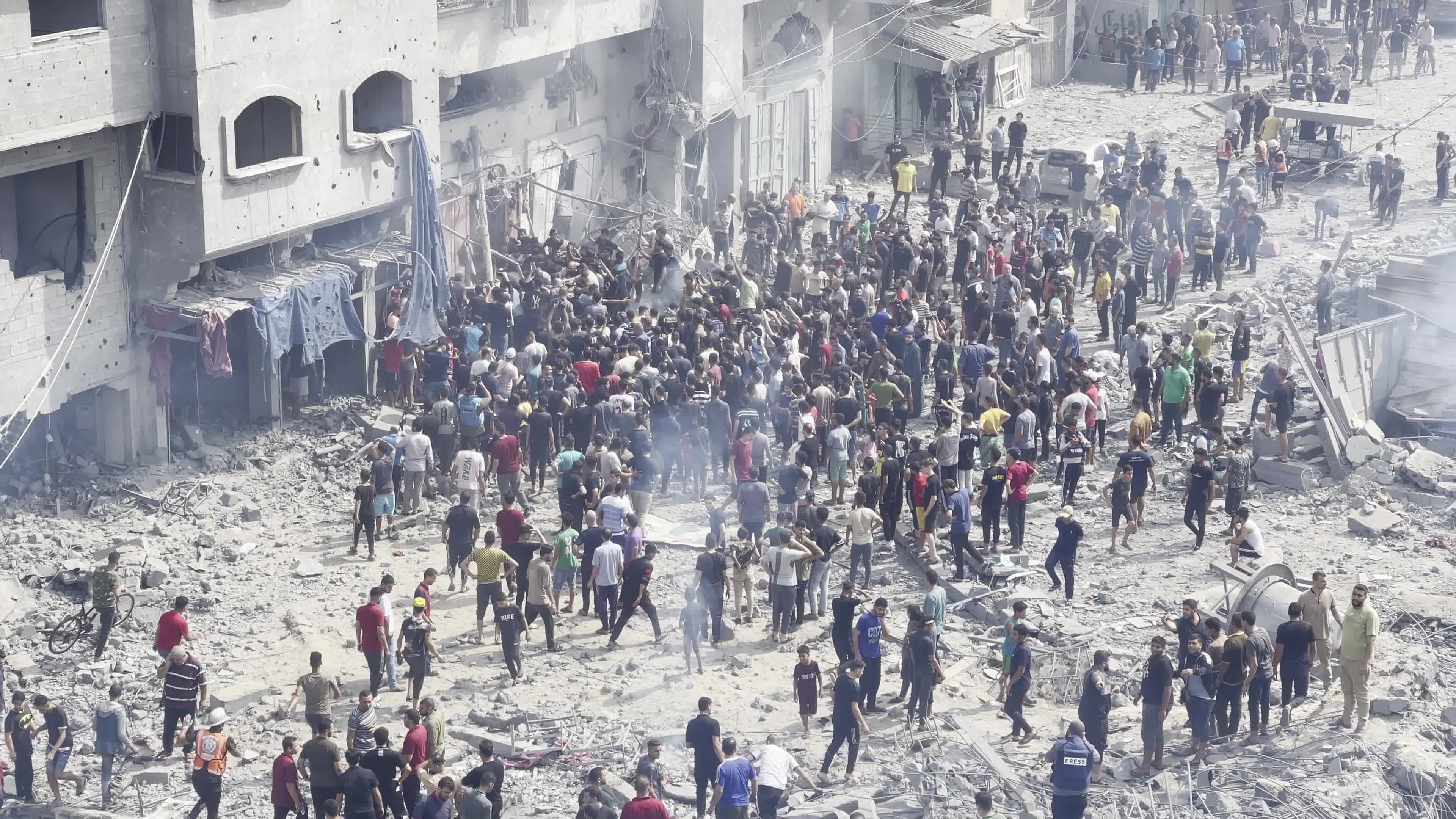 Israeli Aistrike In Gaza After Hamas Attacks