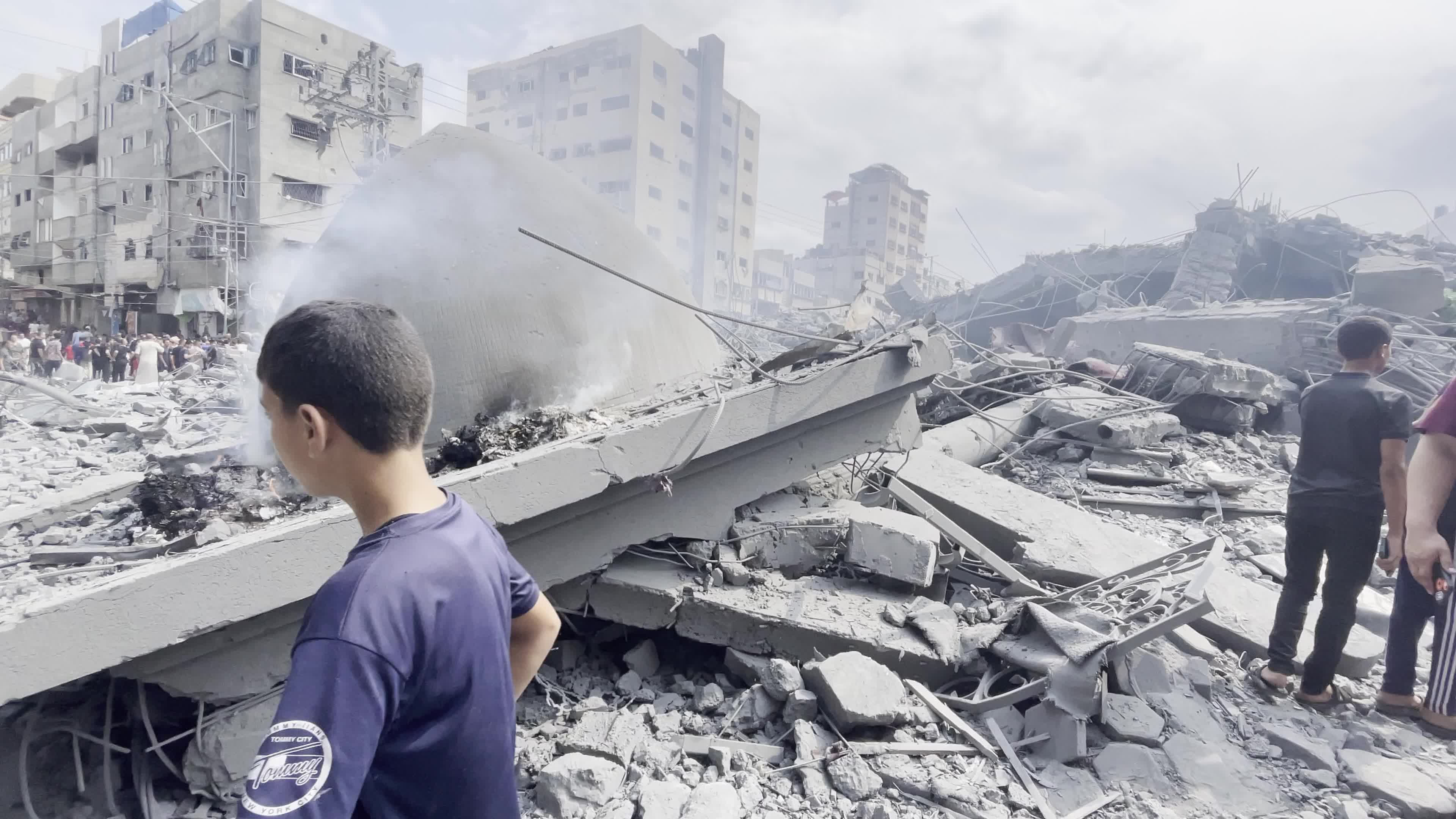 Israeli Aistrike In Gaza After Hamas Attacks