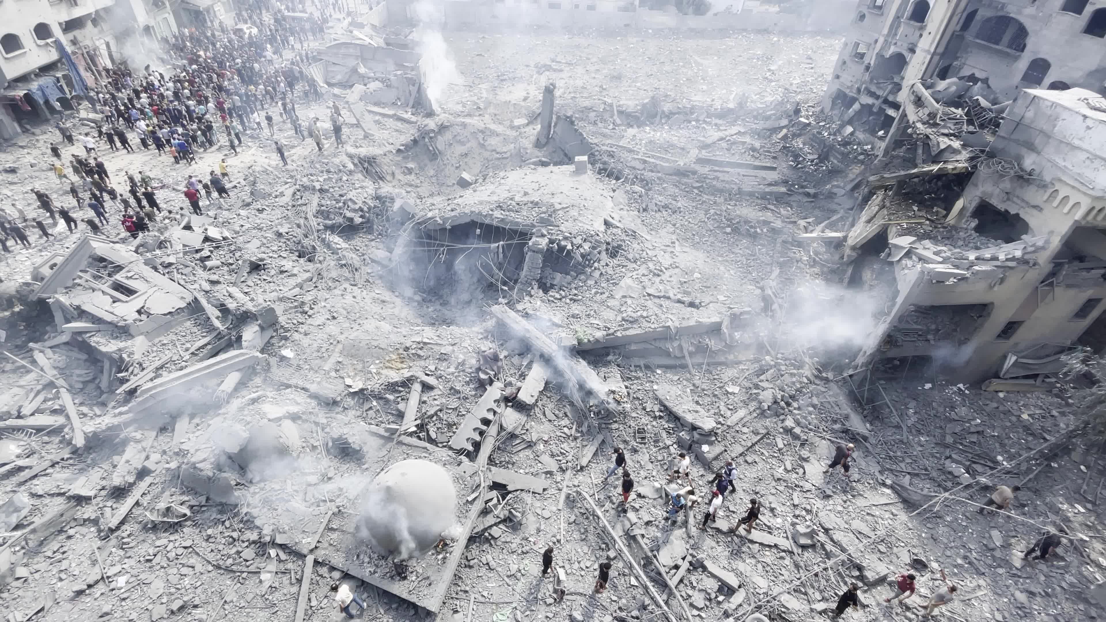 Israeli Aistrike In Gaza After Hamas Attacks