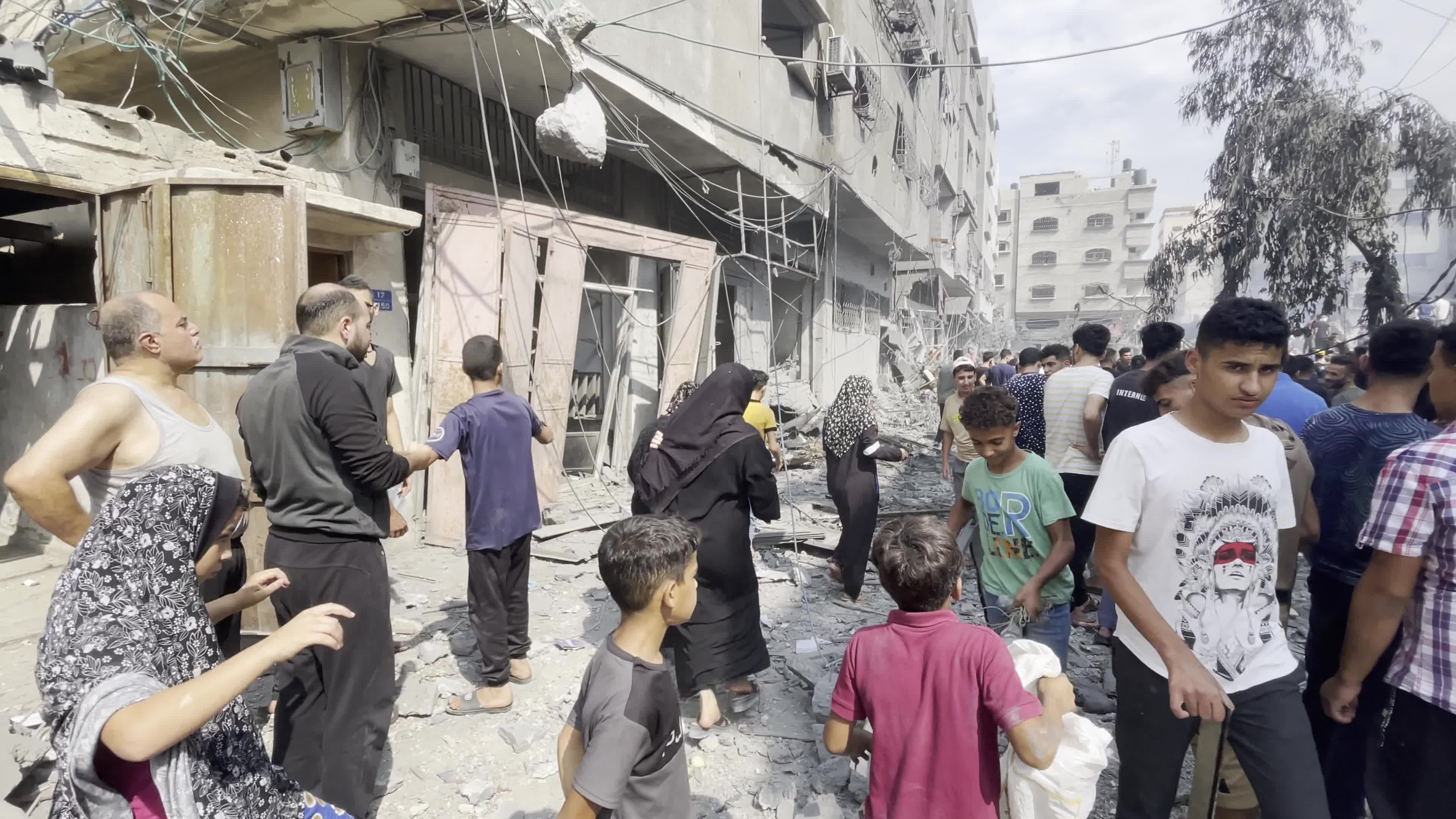 Israeli Aistrike In Gaza After Hamas Attacks