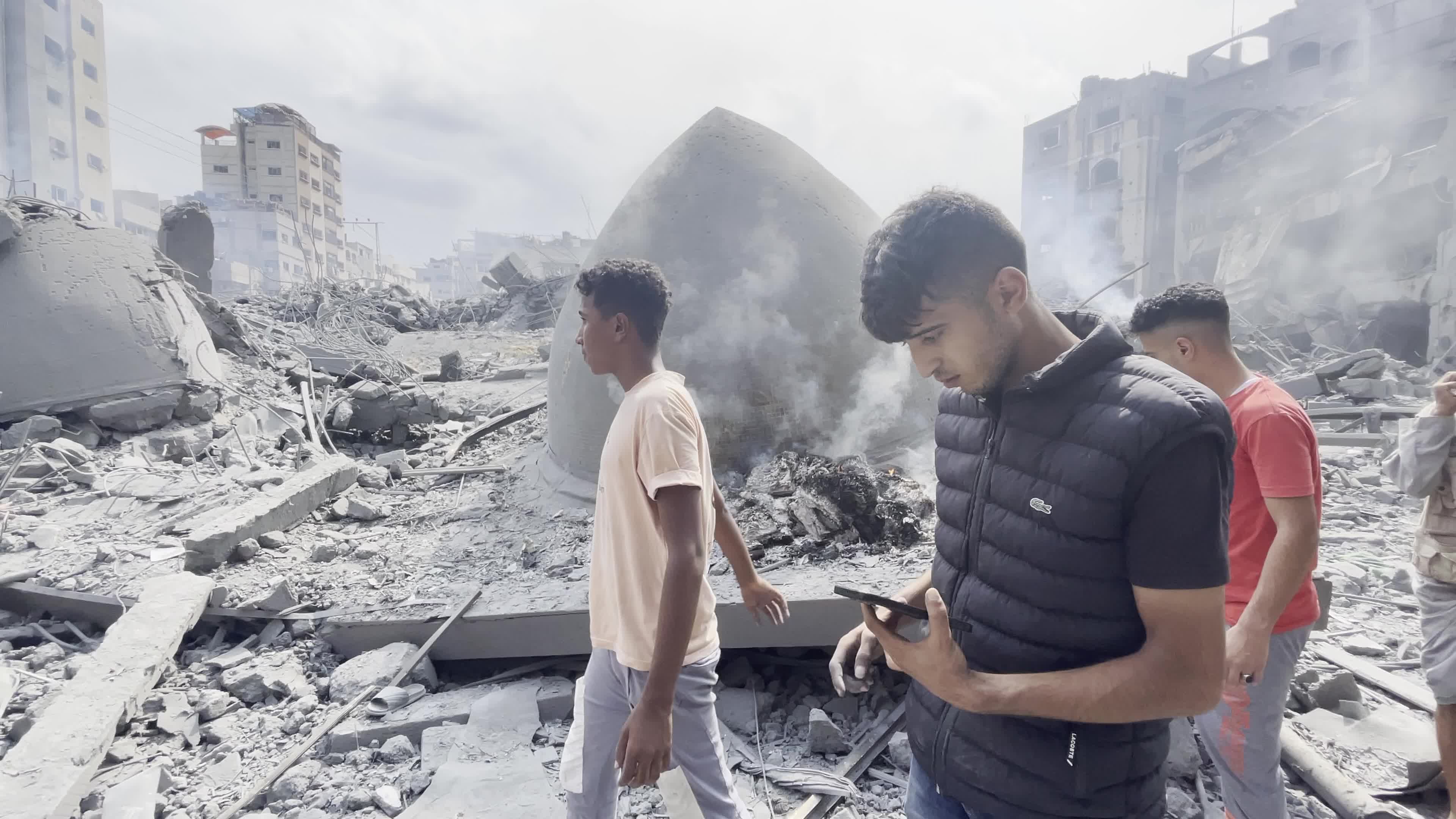 Israeli Aistrike In Gaza After Hamas Attacks