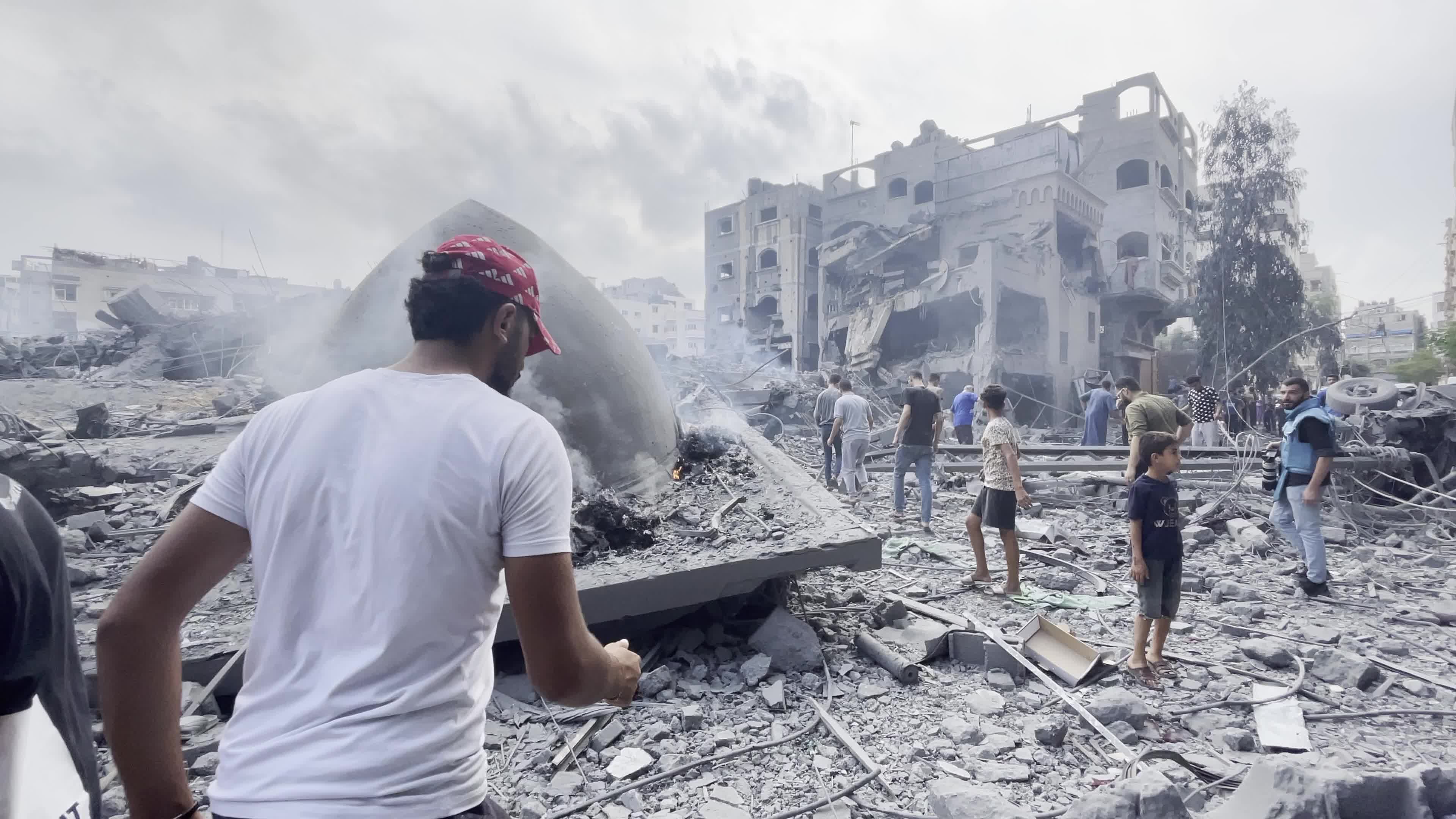 Israeli Aistrike In Gaza After Hamas Attacks