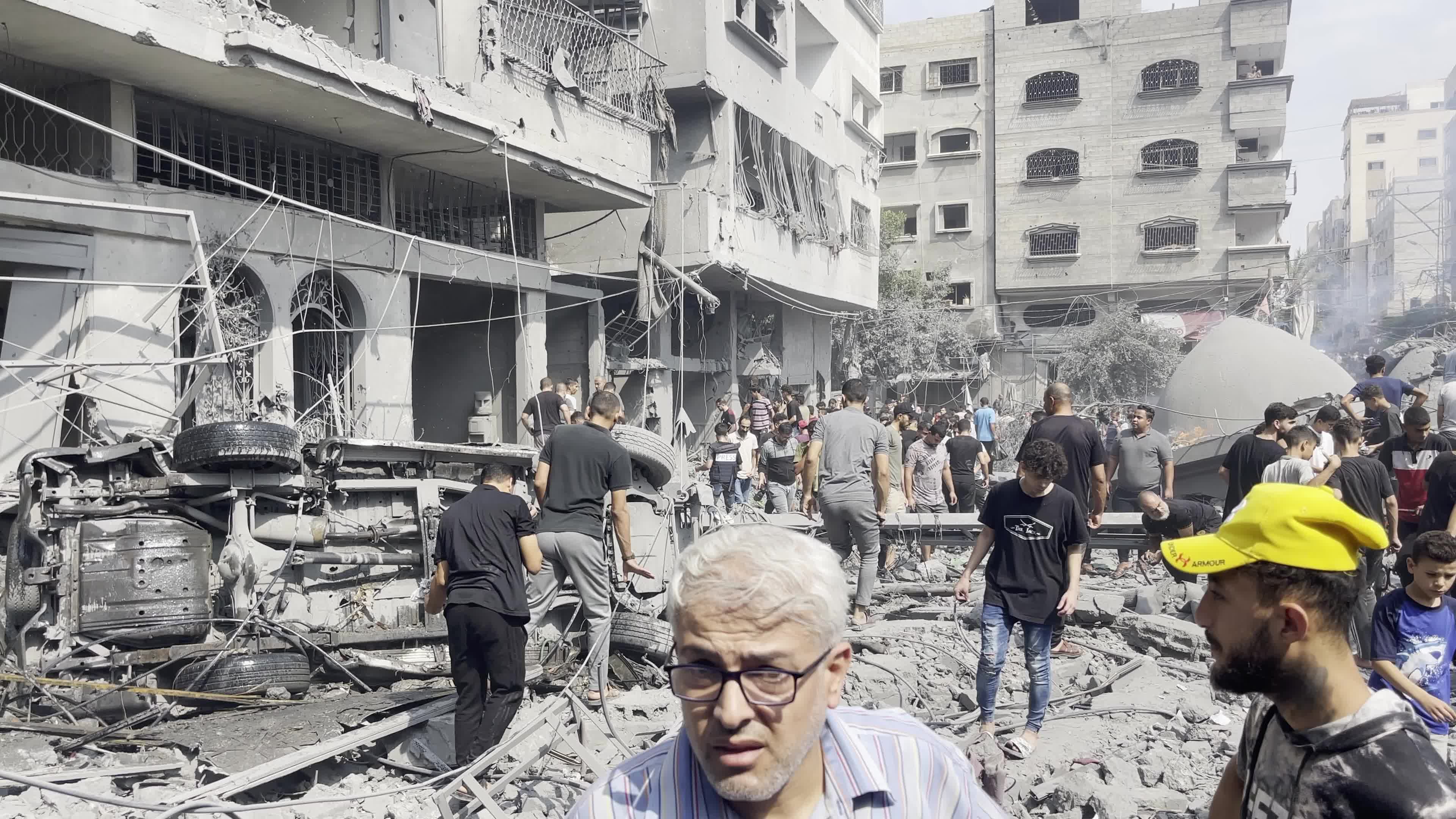Israeli Aistrike In Gaza After Hamas Attacks