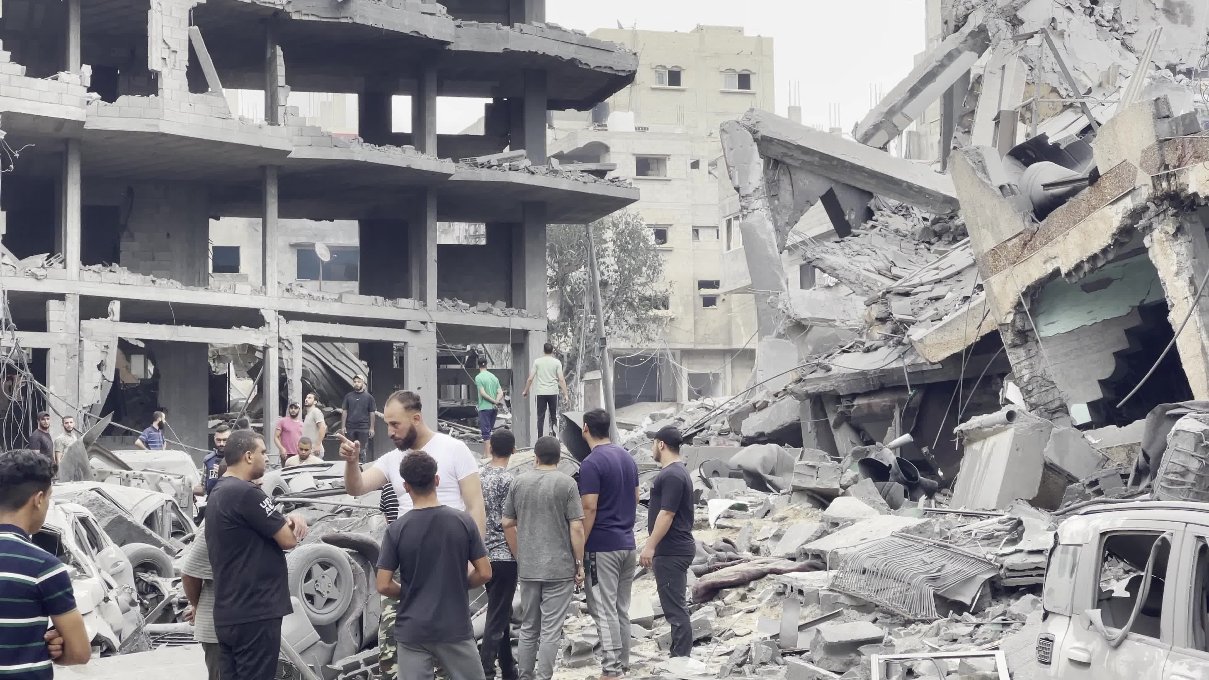 Israeli Aistrike In Gaza After Hamas Attacks