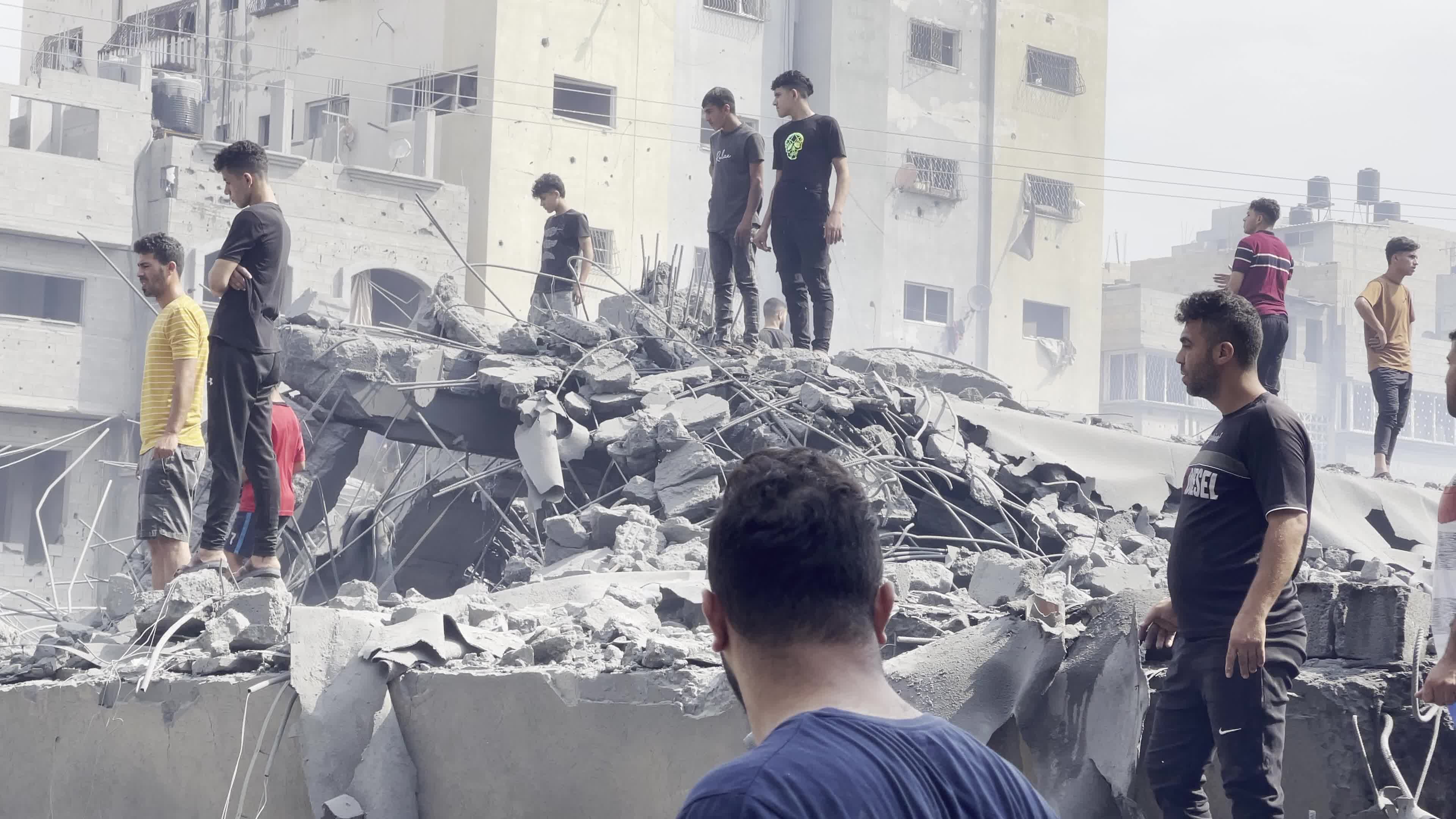 Israeli Aistrike In Gaza After Hamas Attacks