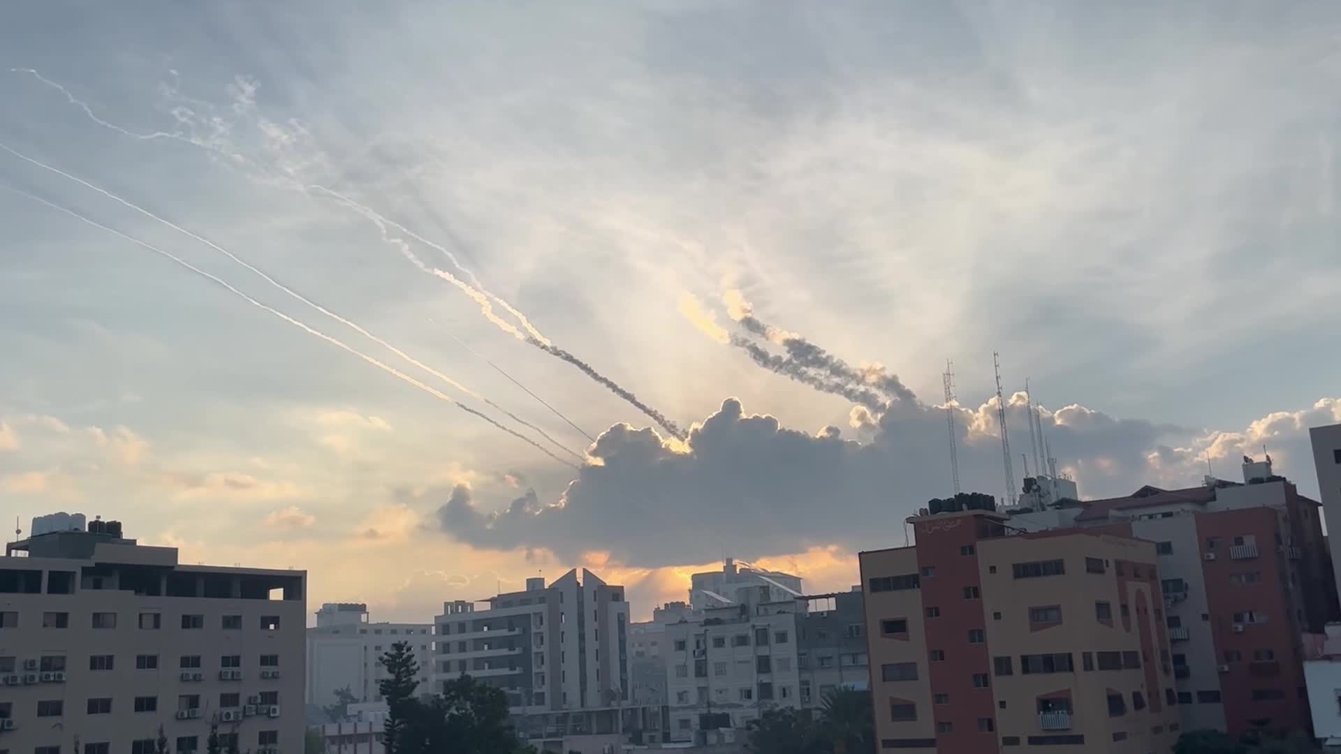 Rockets Fired From Gaza To Israel